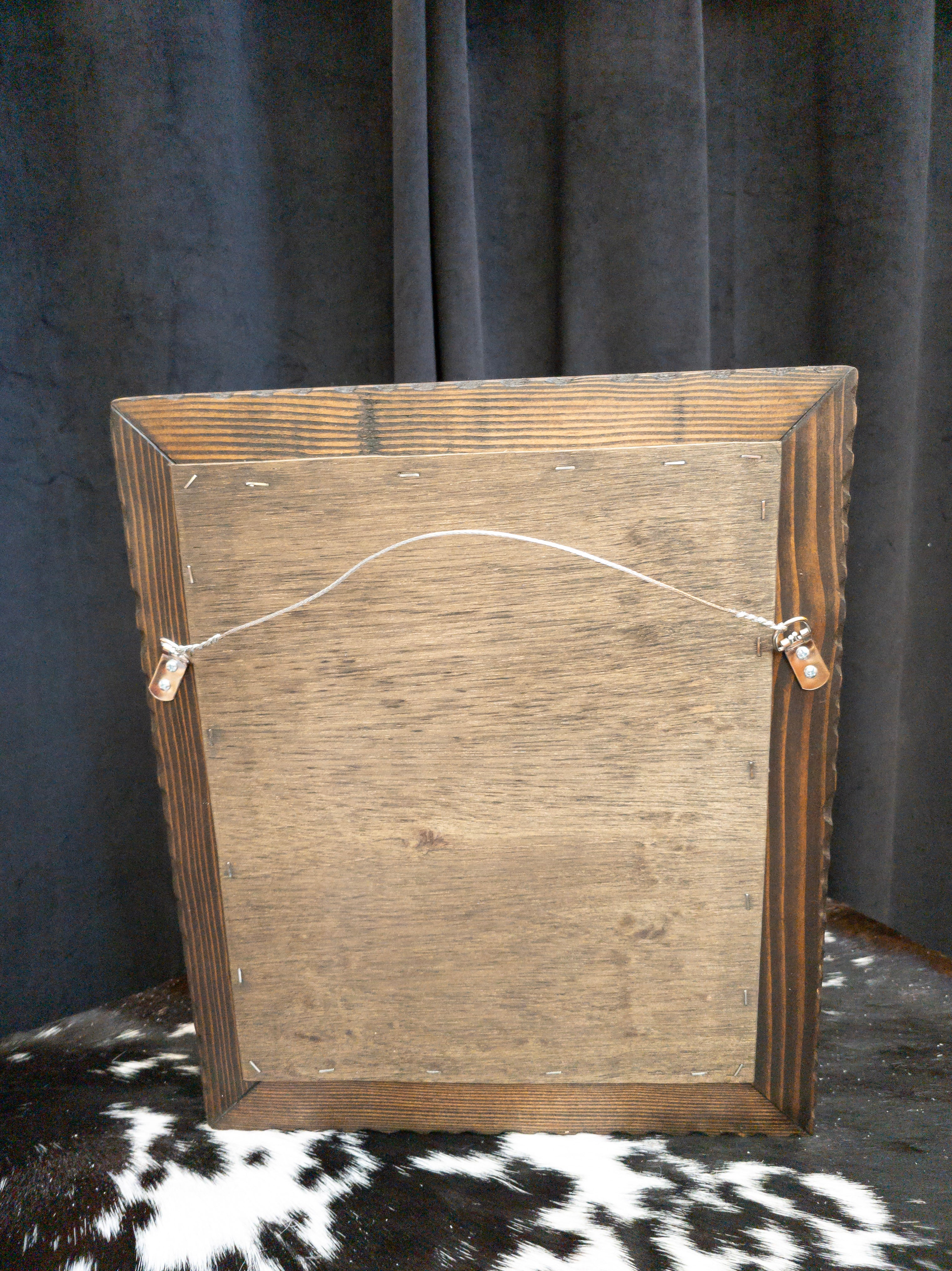 Original Framed Photo of Burros in Big Bear California