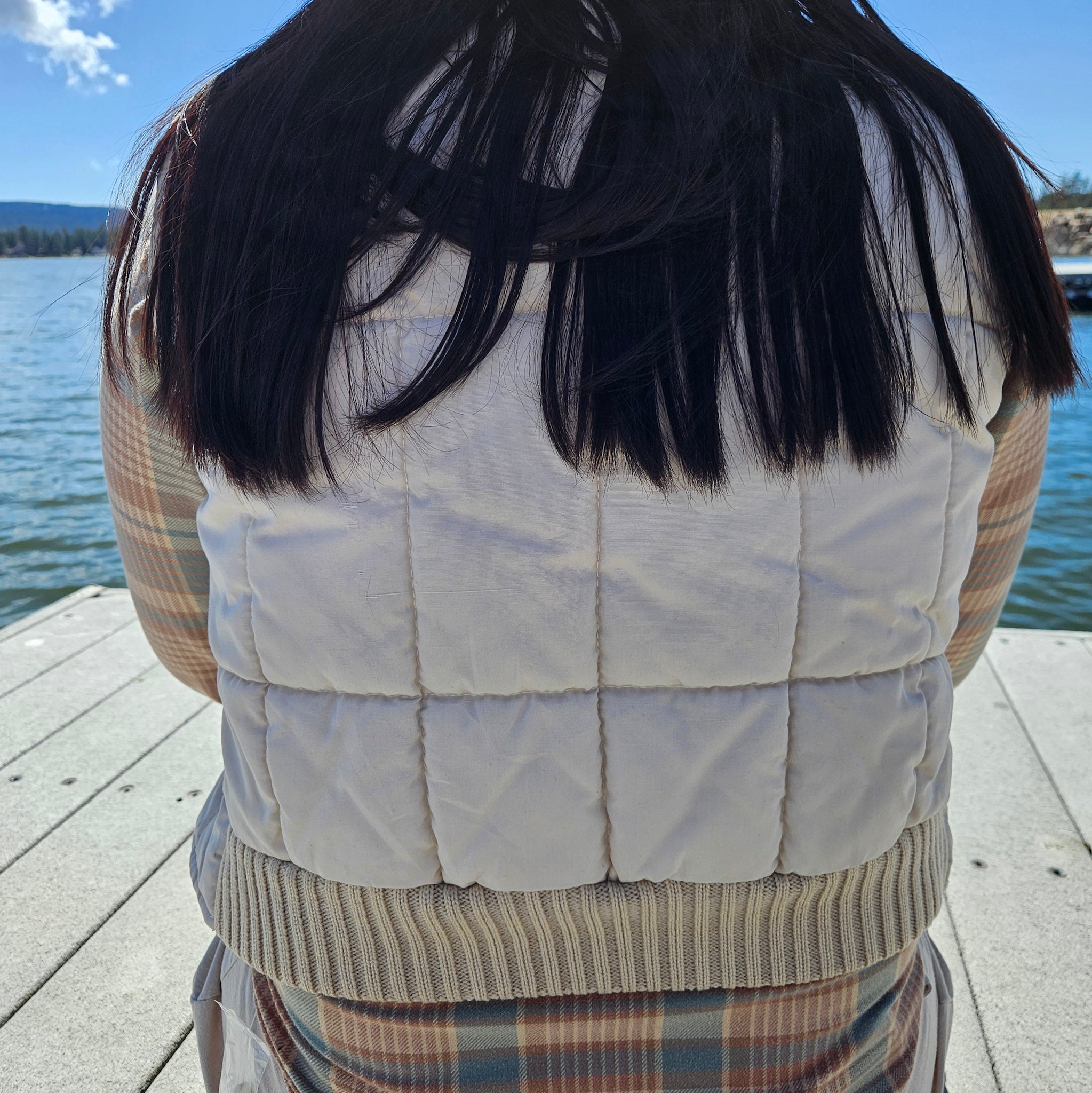 Women's Rib Trim Quilted Vest