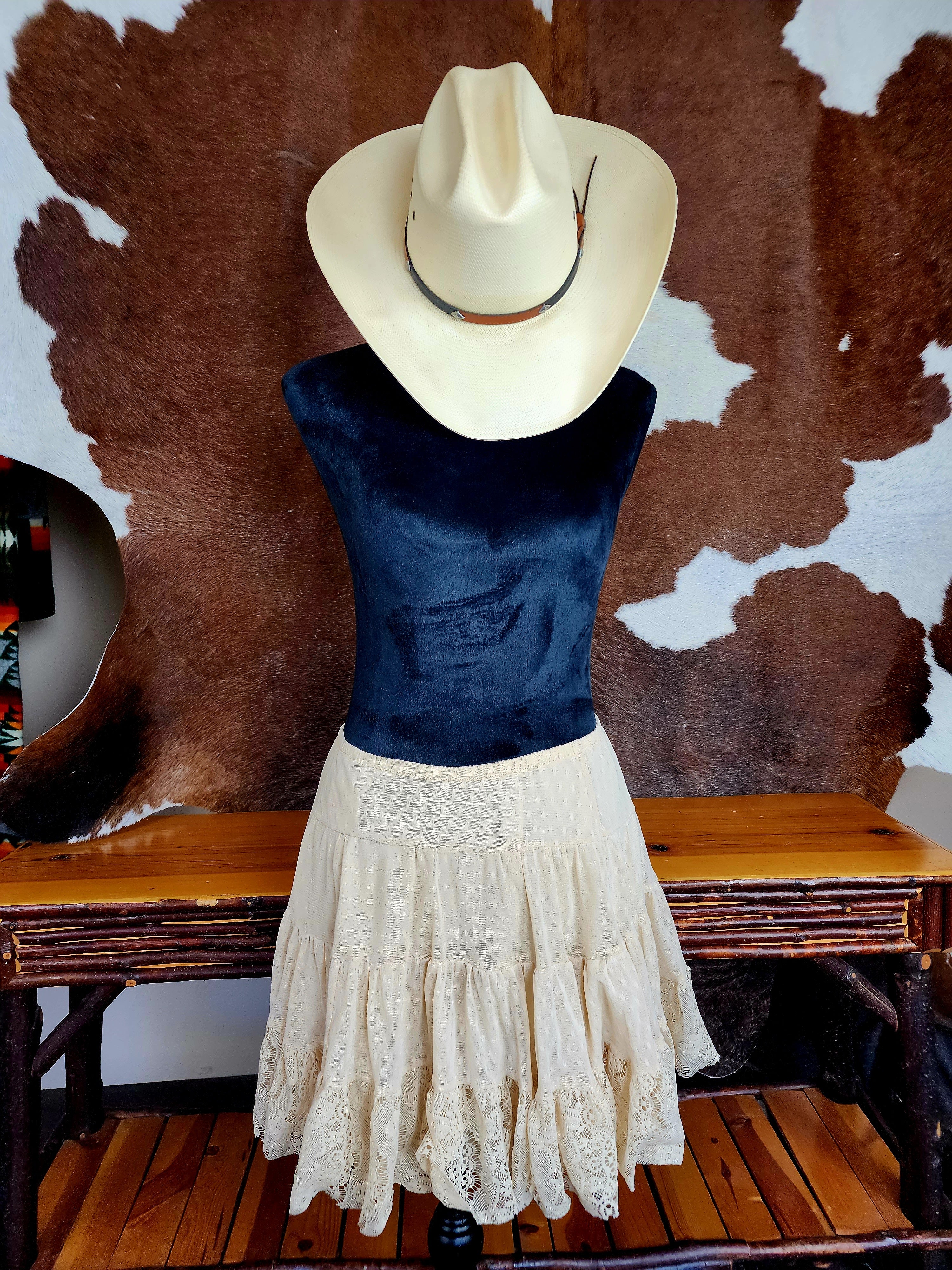 Intimately Free People Beige Flowy Mini Skirt