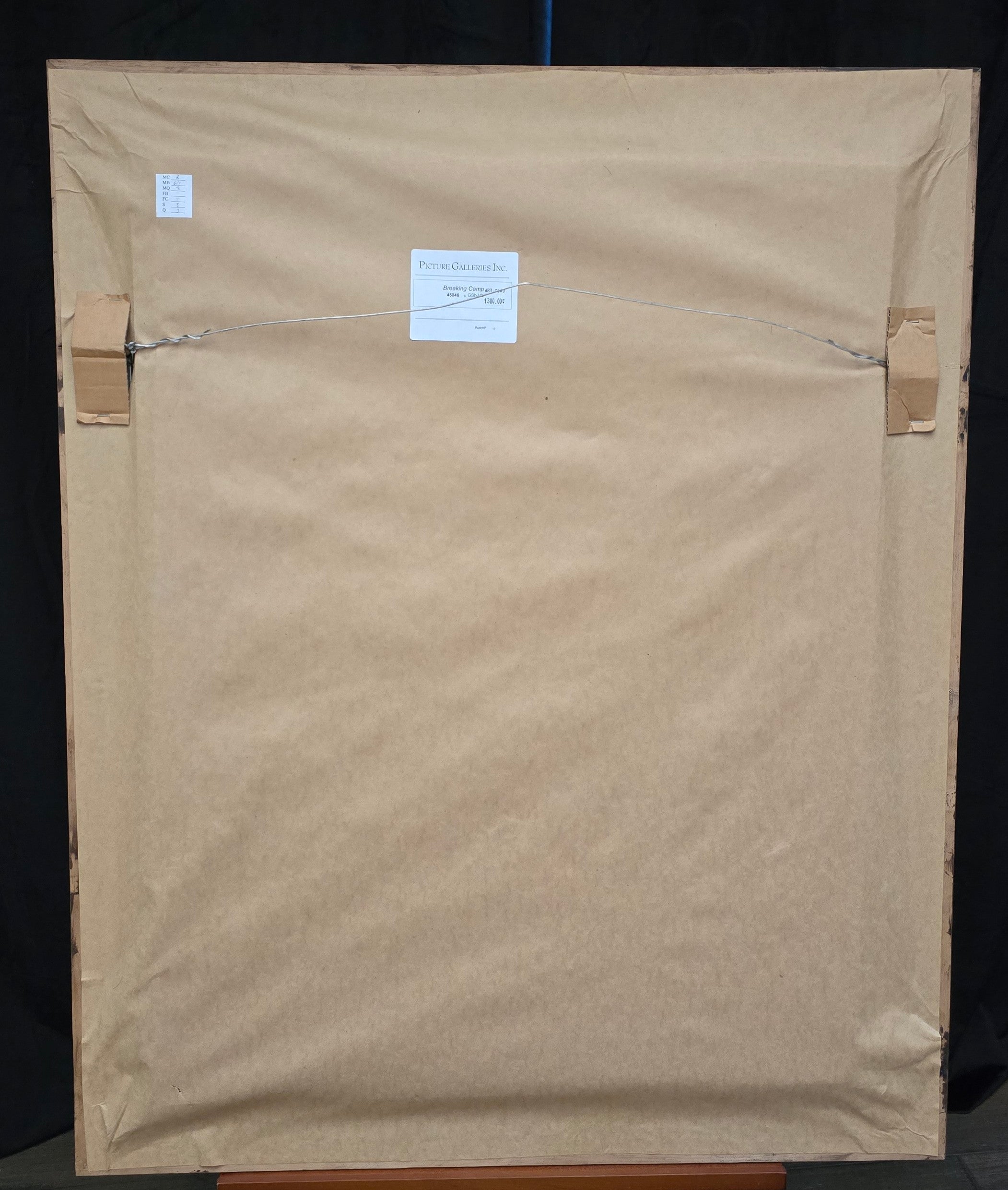 Cowboys Resting with Horses at the River by Artist Richard D. Thomas