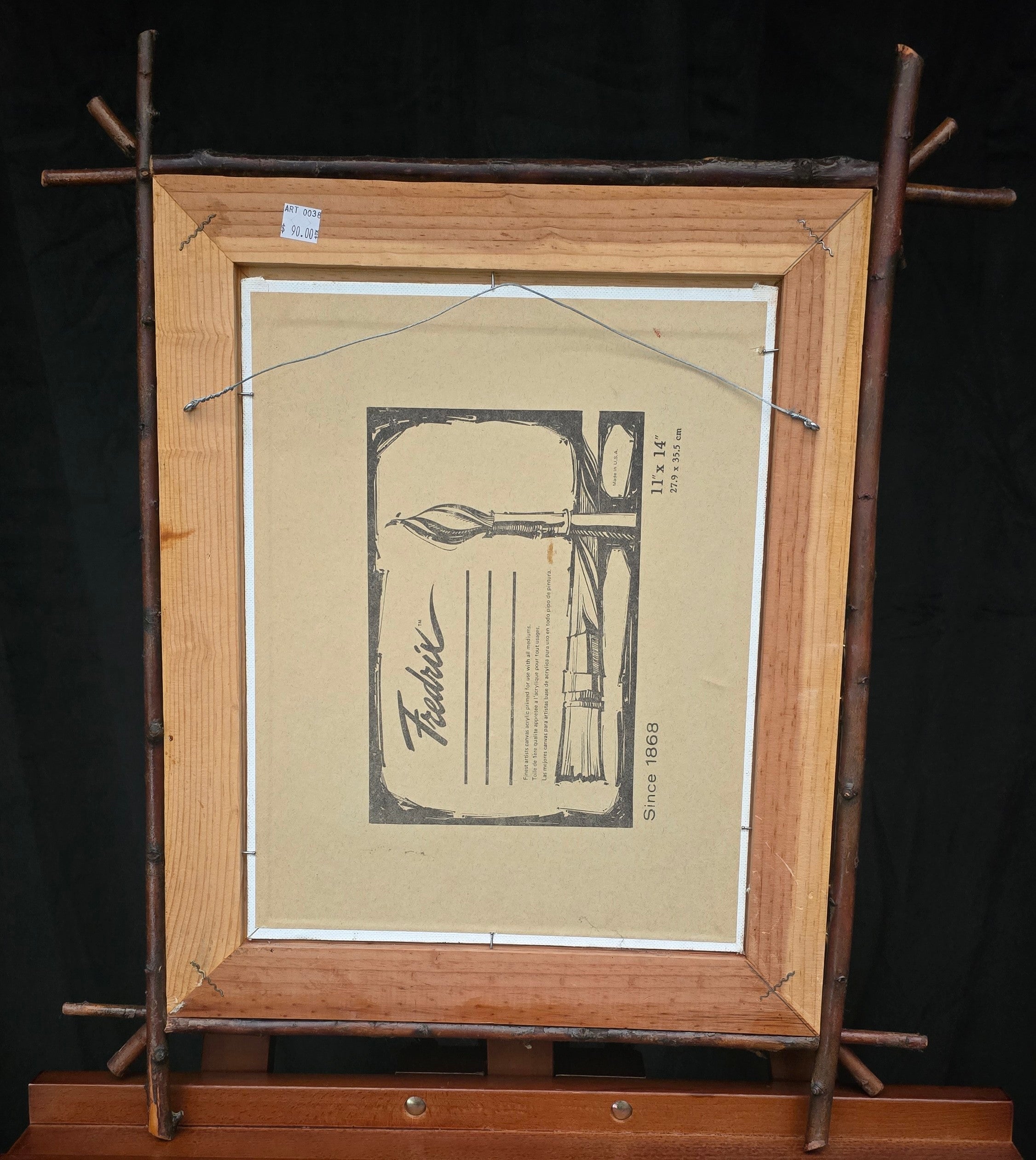 Detailed Portrait Painting of a Native Indian