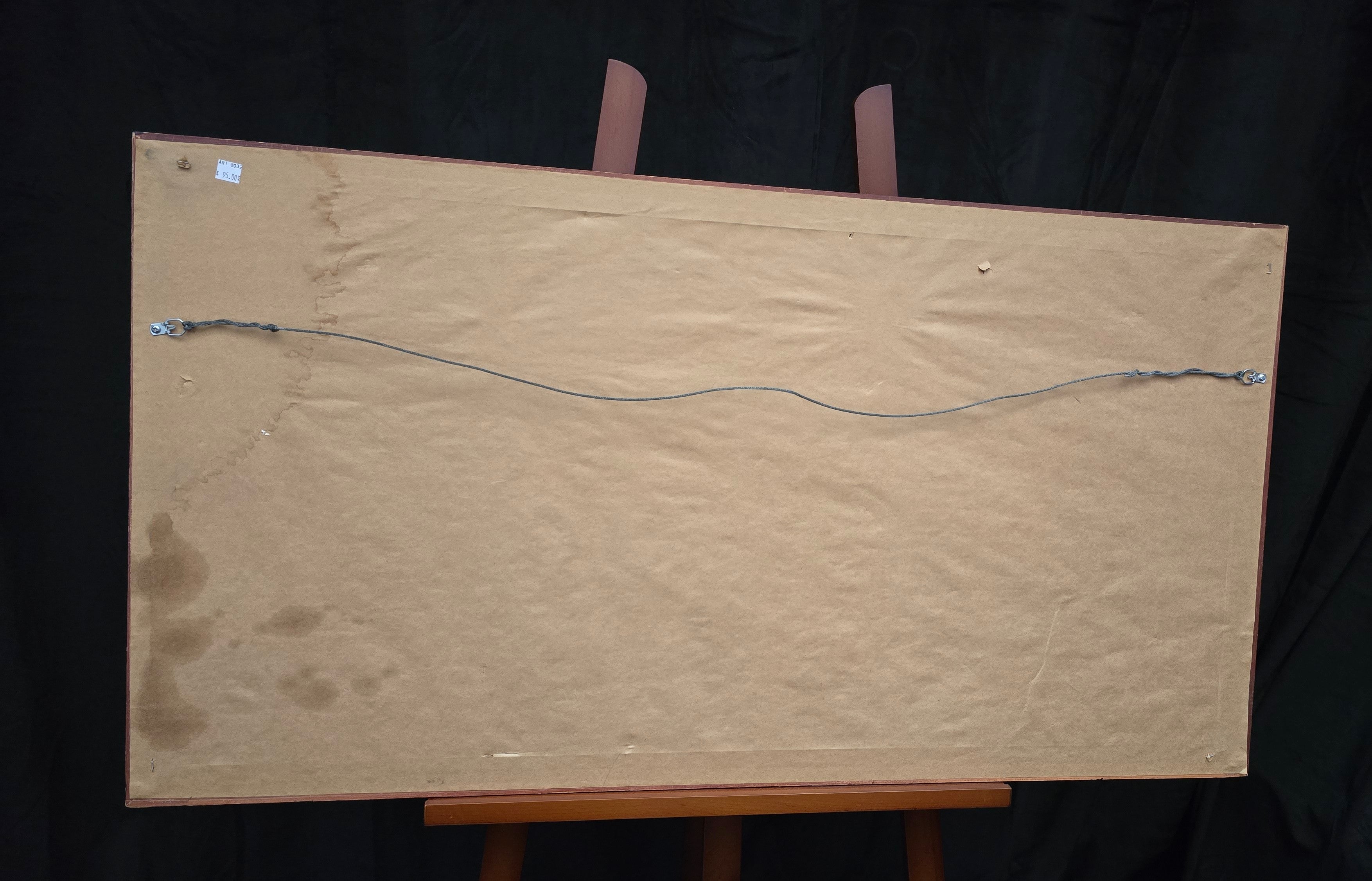 Cowboy on Horseback Herding Cattle