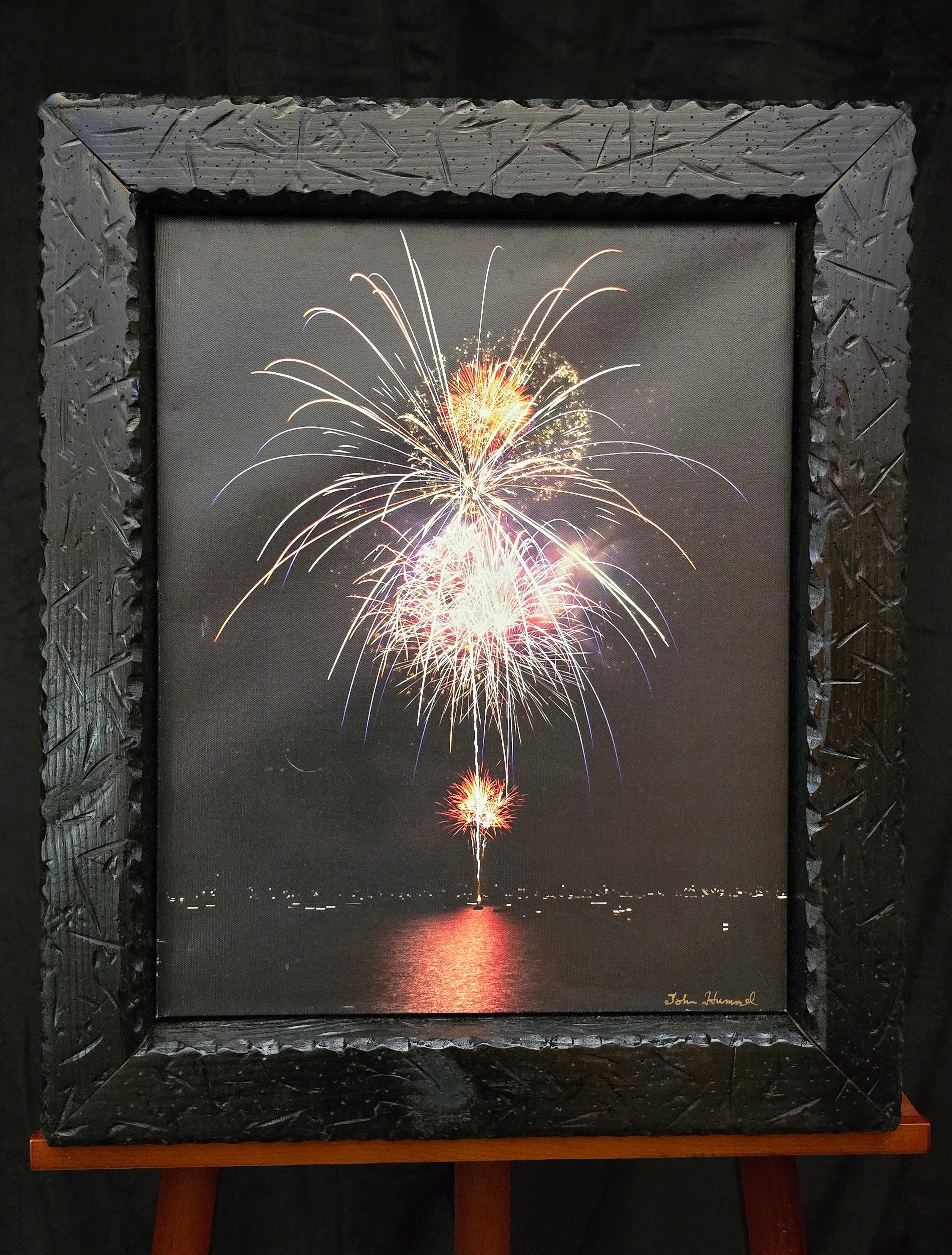 John Hummel Fireworks Canvas Print