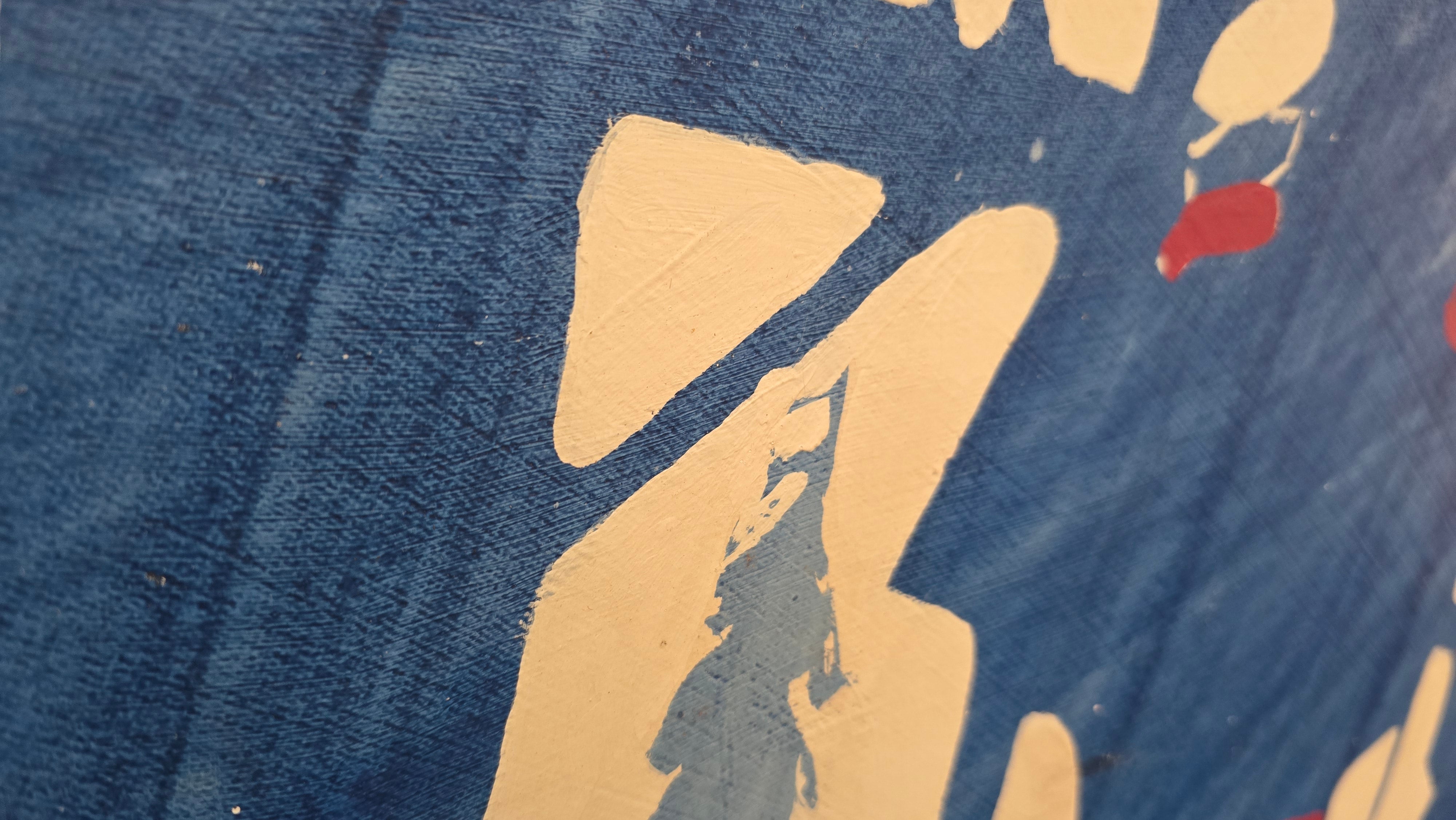 Bruce Roberts Ski Lift Abstract Extra Large Artwork