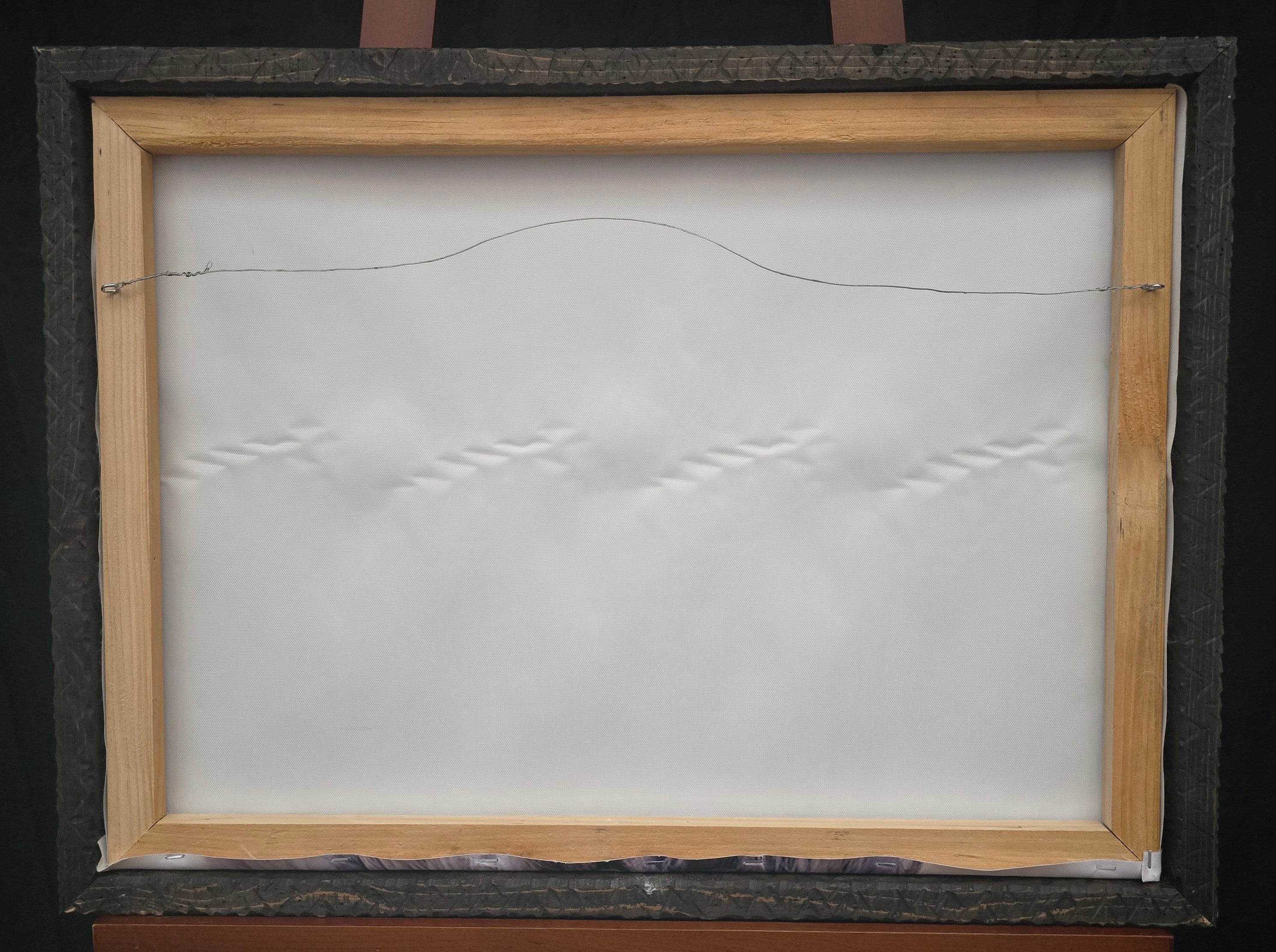 Black and White Highland Cow Wall Art Print