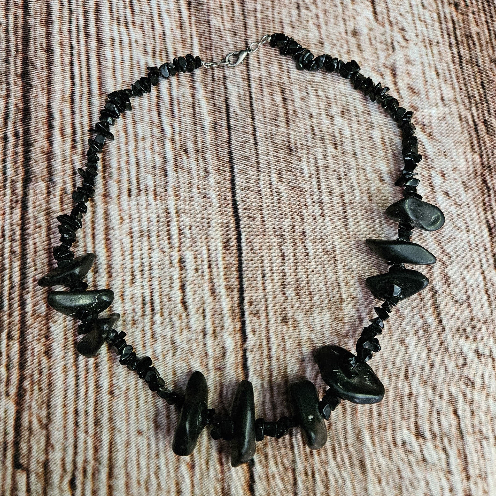 Onyx Stone Beaded Necklace