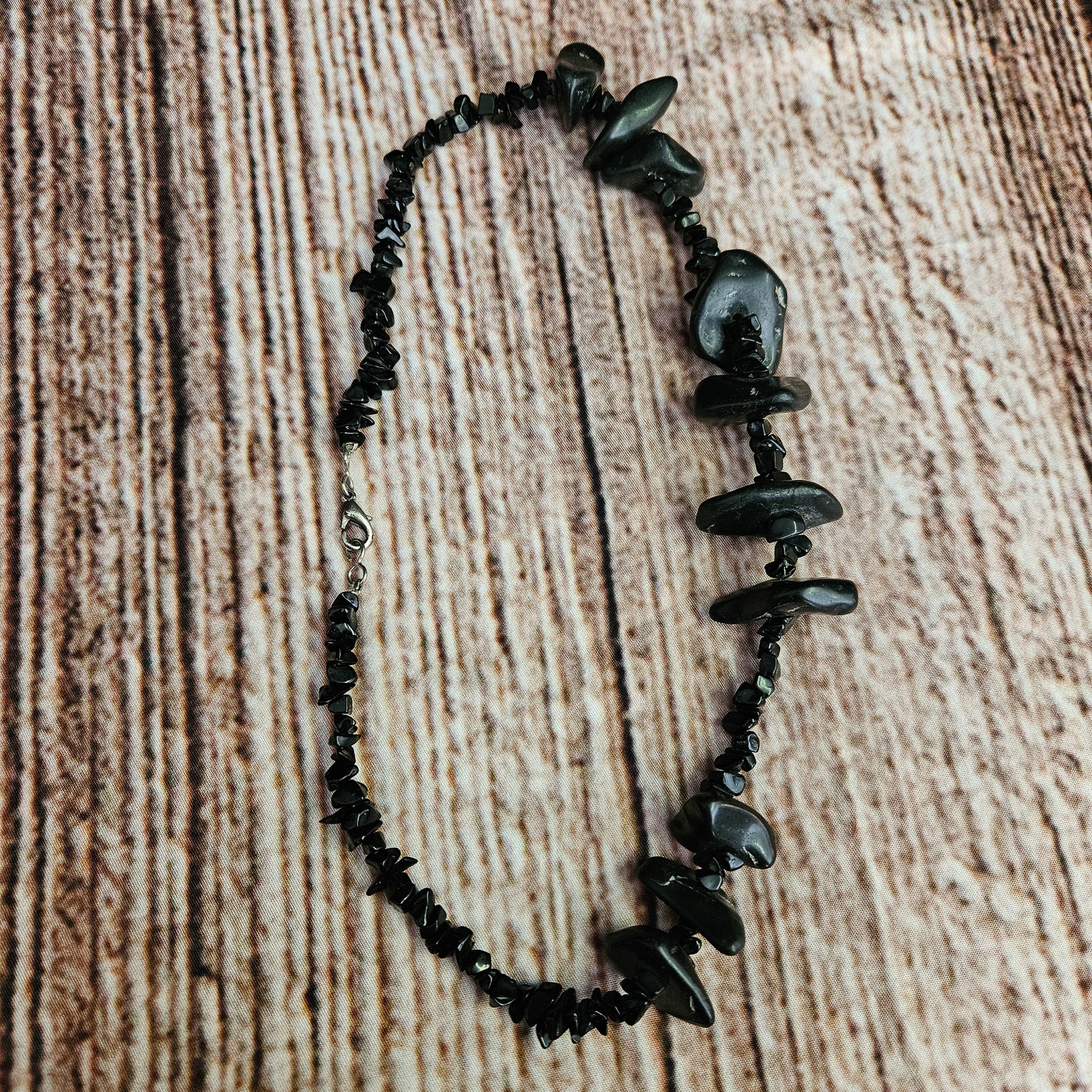 Onyx Stone Beaded Necklace