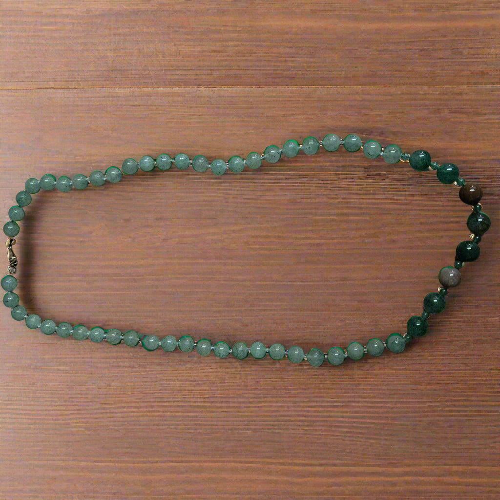 Beautiful Agate Stone Beaded Necklace