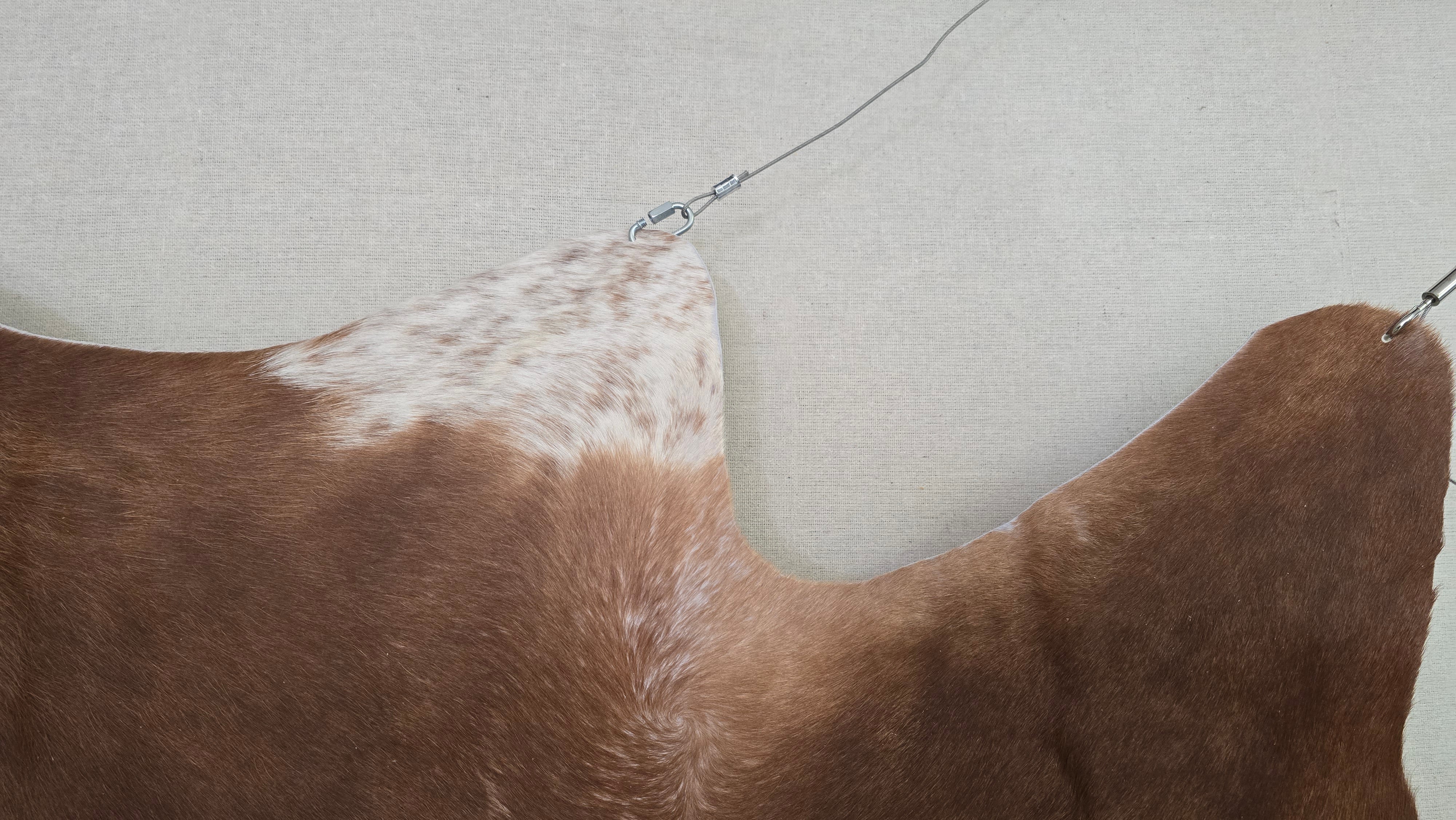 Fabulous Cinnamon Cowhide Handmade in Brazil