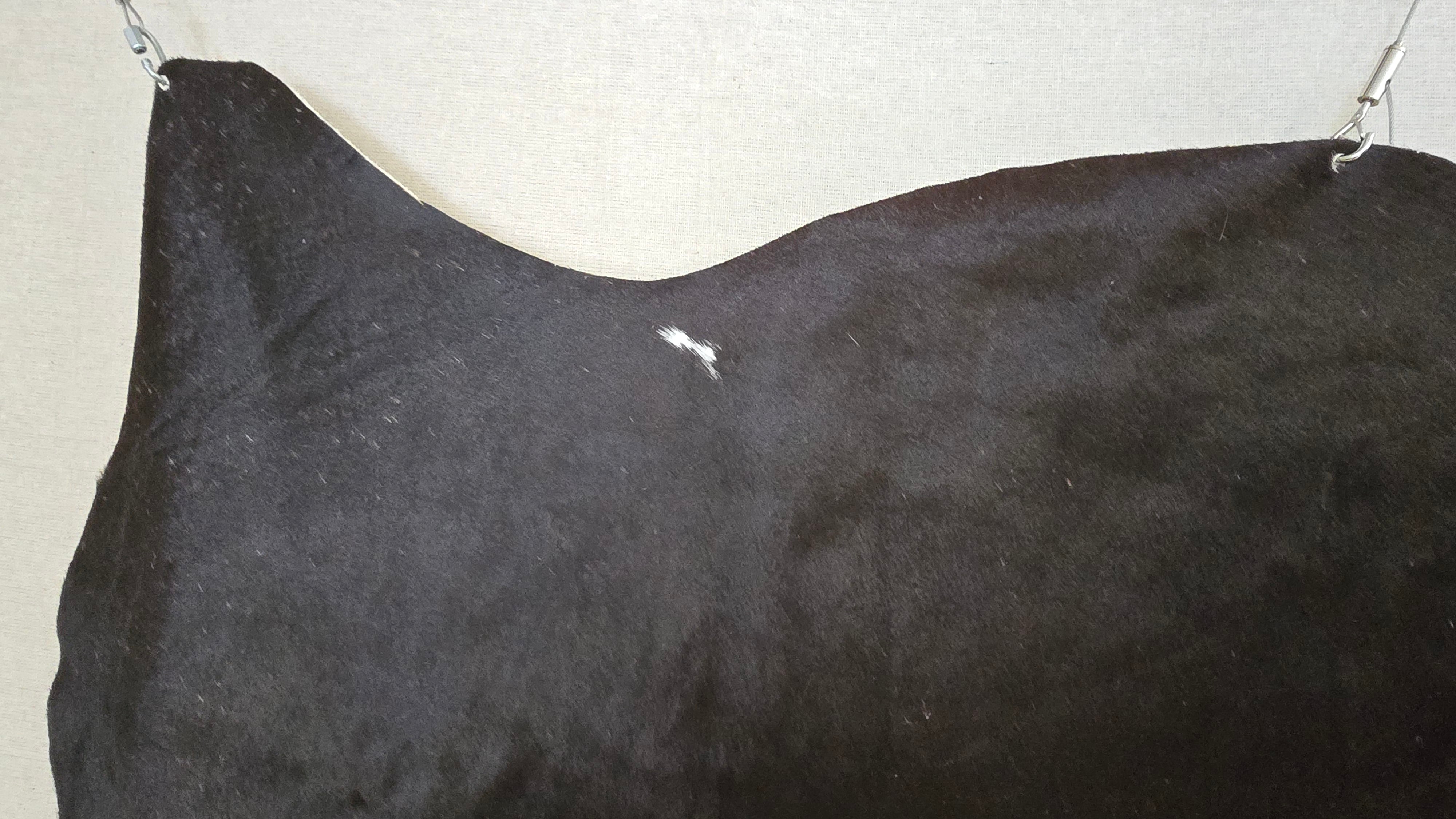 Radiant Black Cowhide Crafted by Artisans in Argentina