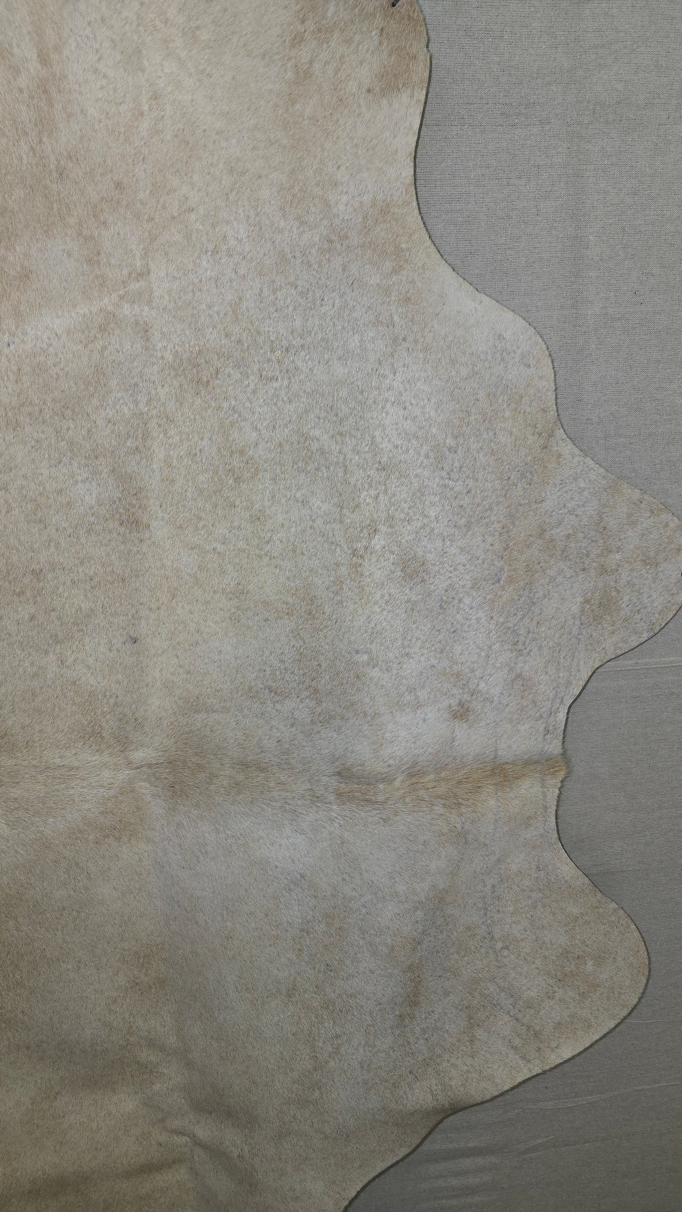 Stunning White Cowhide Handmade in Brazil