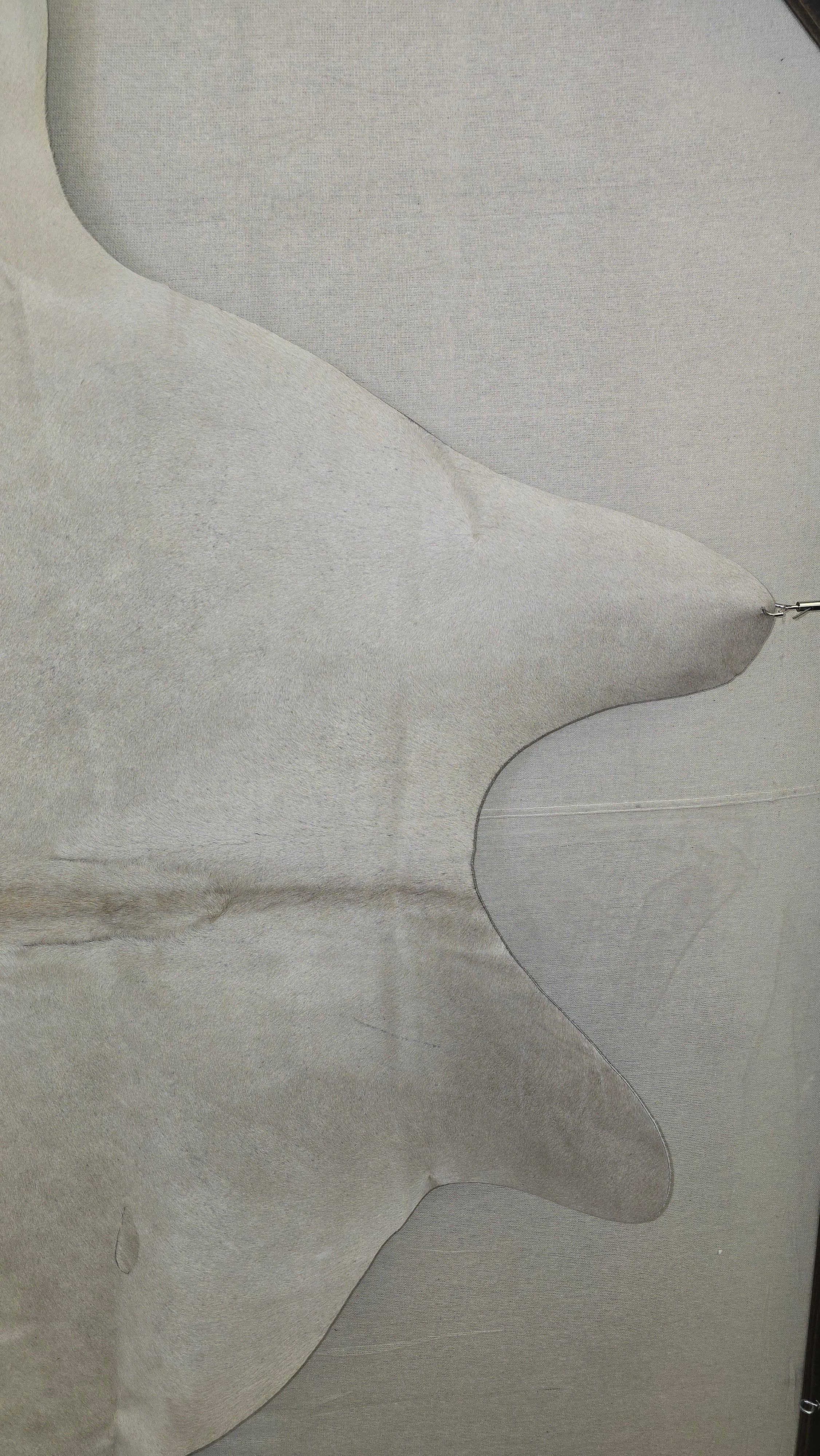 Luxurious White Cowhide Handmade in Brazil