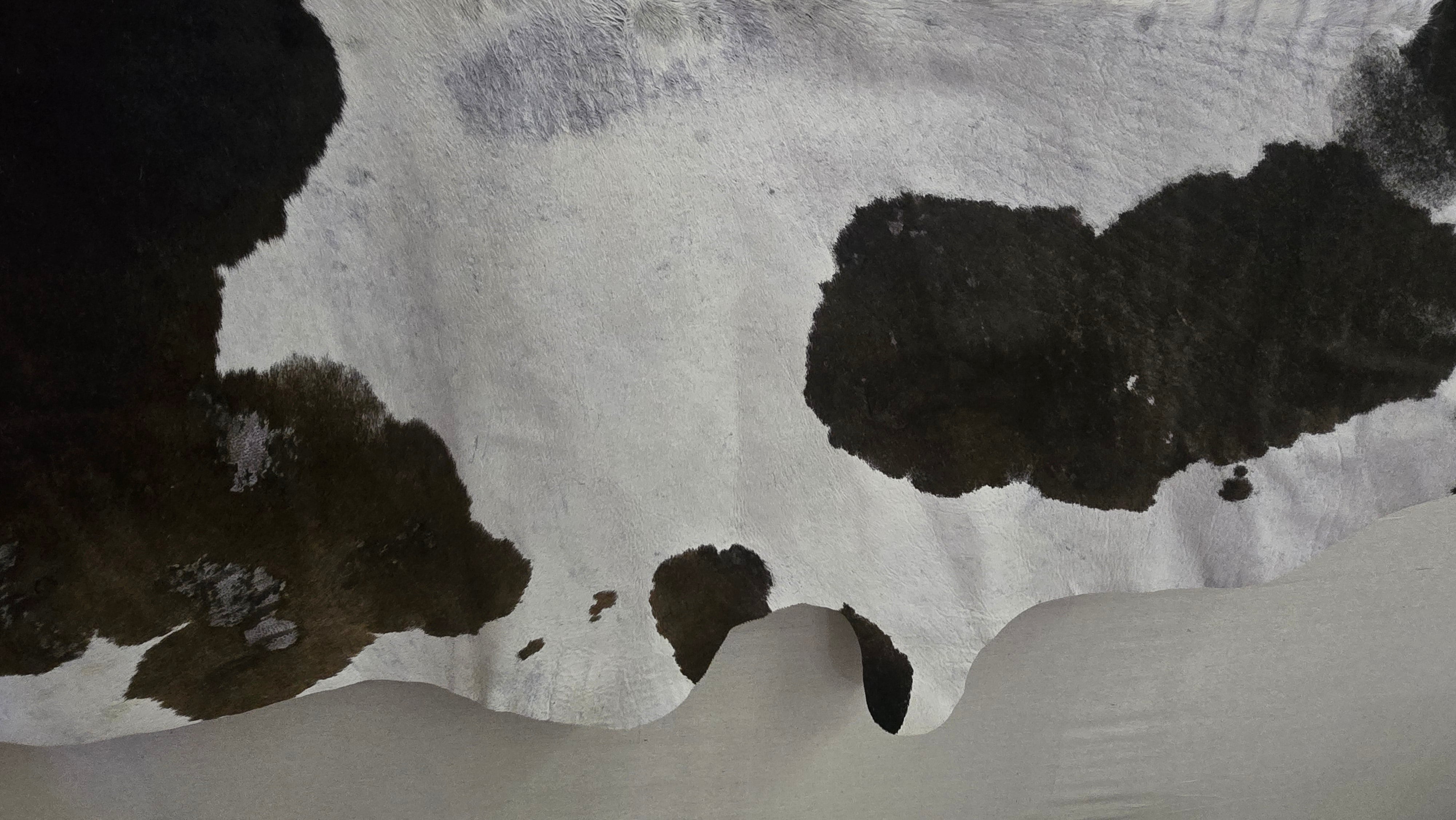 Remarkable Brown and White Cowhide Handmade in Brazil