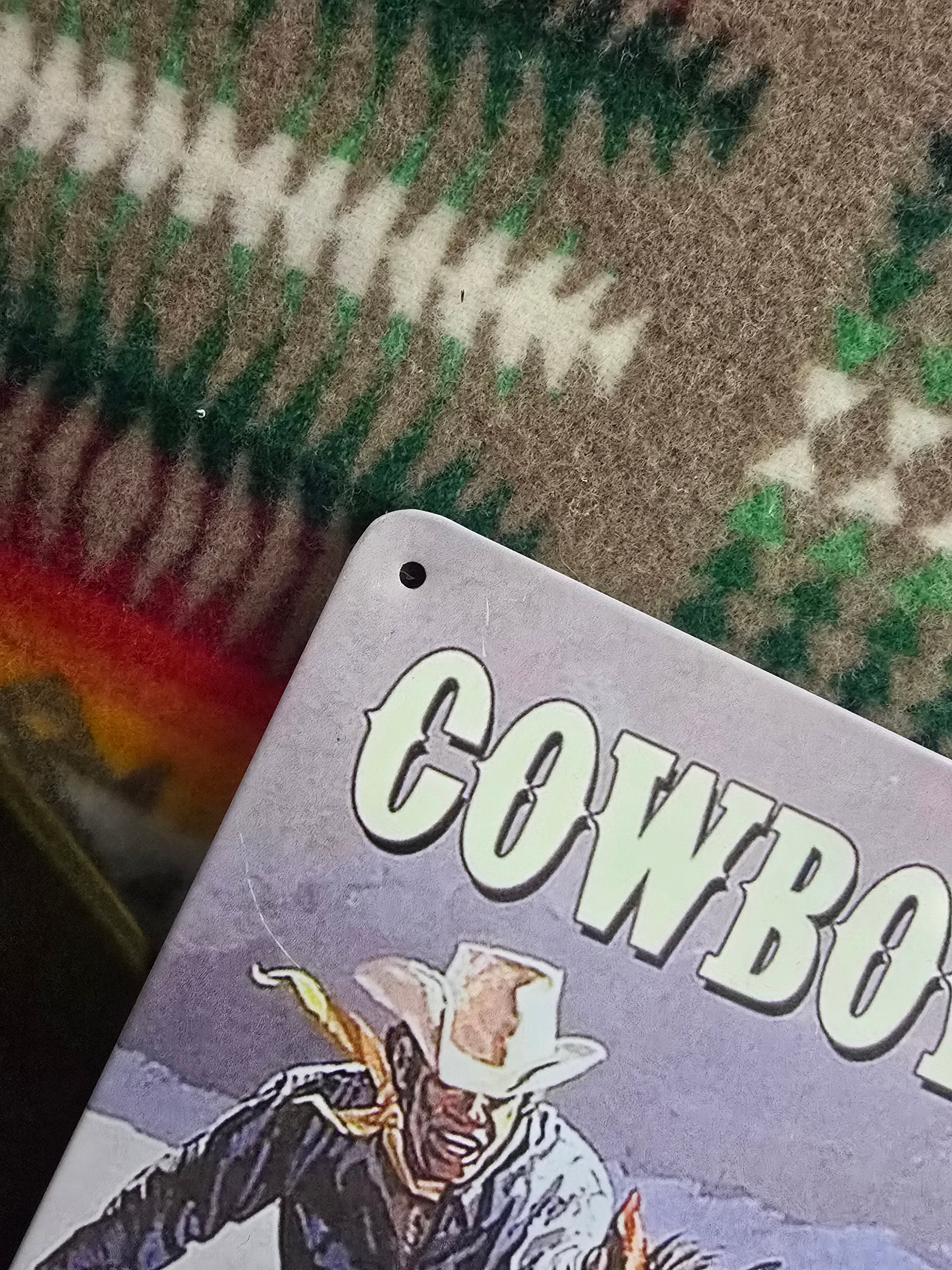 "Cowboy Code" Tin Sign