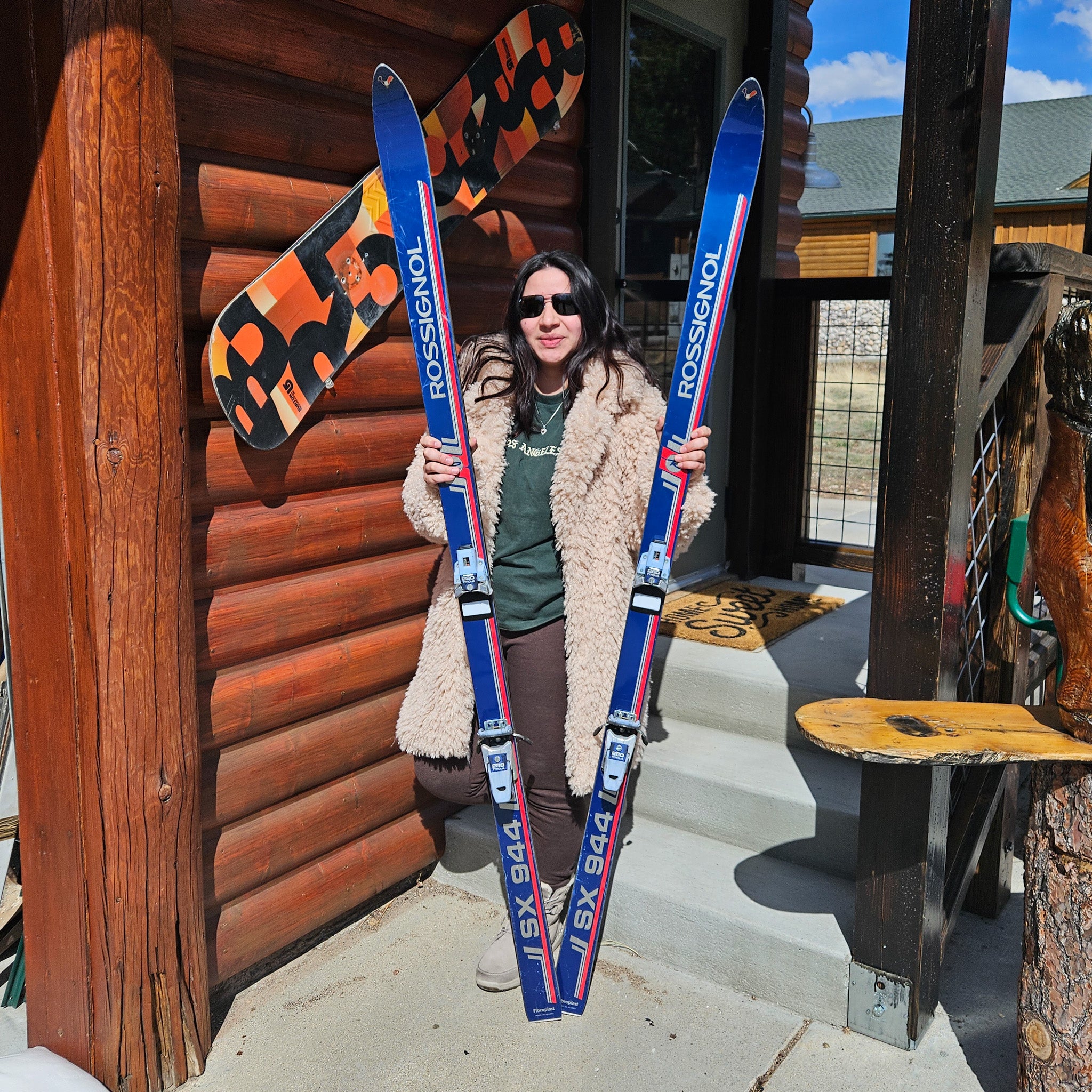 Wild Fable Women's Shaggy Faux Fur & Coat Beige