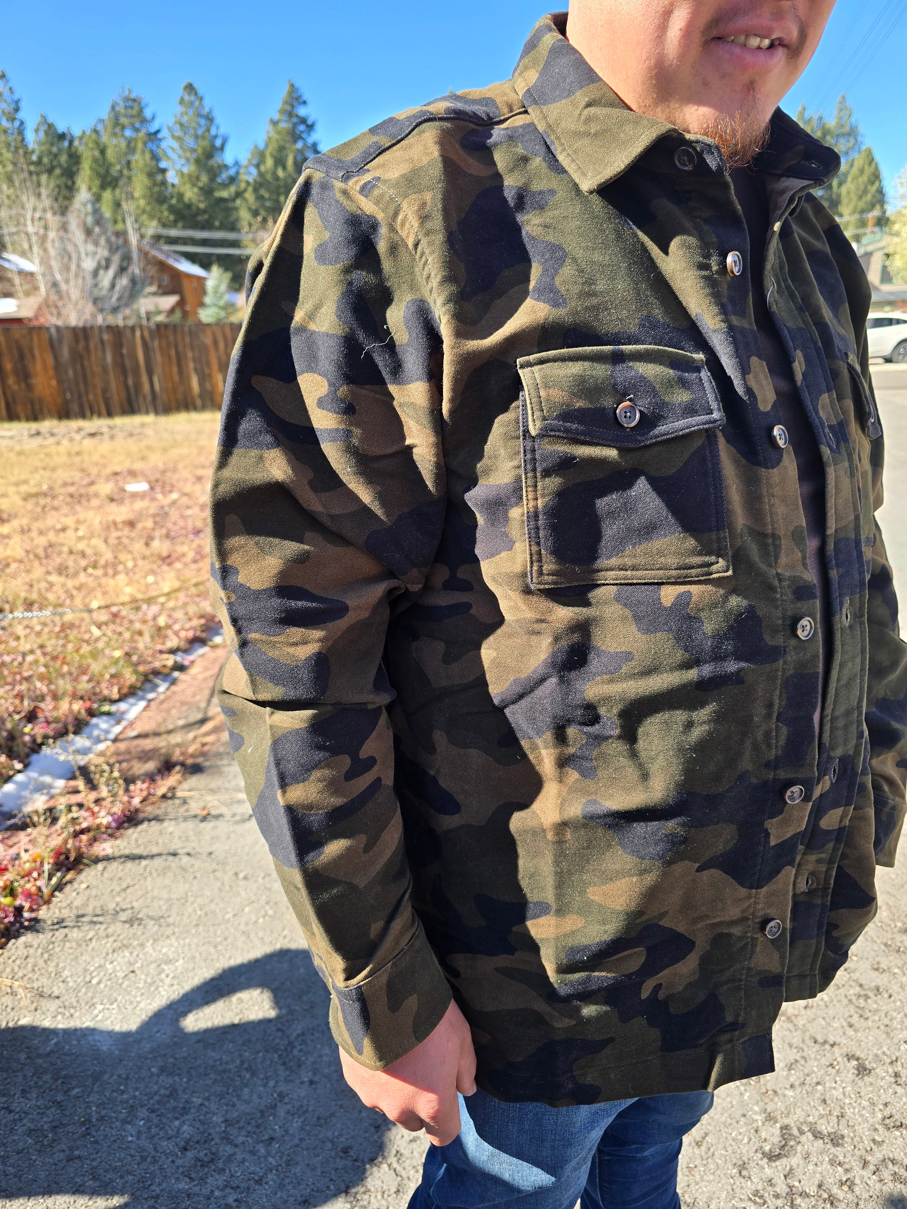 Brooks Brothers Camouflage Cotton Button Up