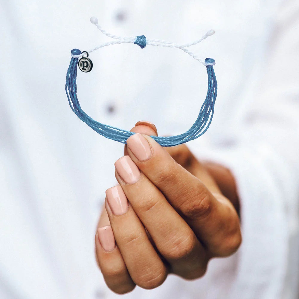 Pura Vida Anxiety Disorder Awareness Jute Cord Bracelet