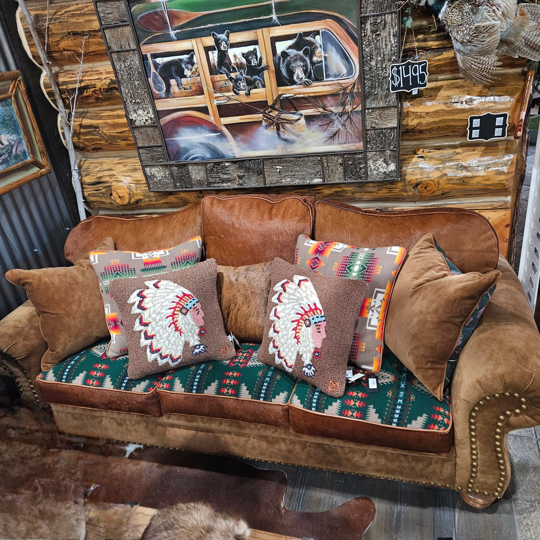 Stunning Couch with Interchangeable Cushion Designs