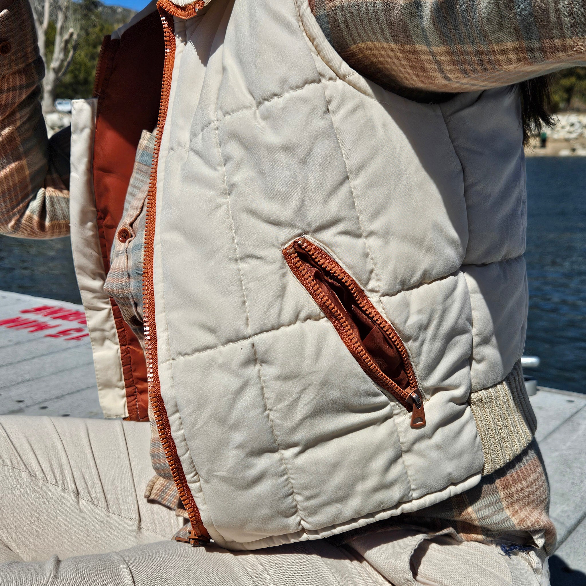 Women's Rib Trim Quilted Vest
