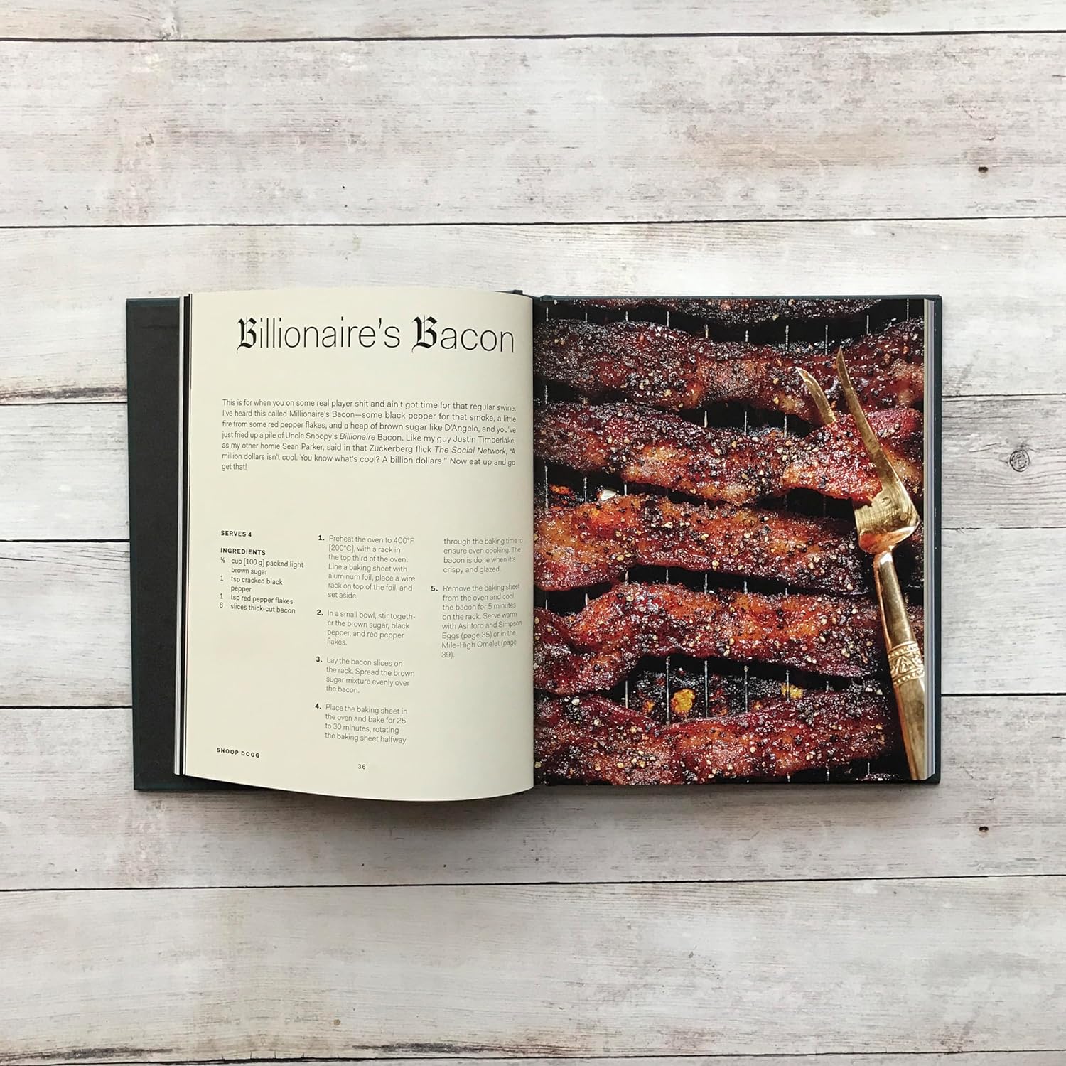 "From Crook to Cook" Snoop Dogg Cookbook