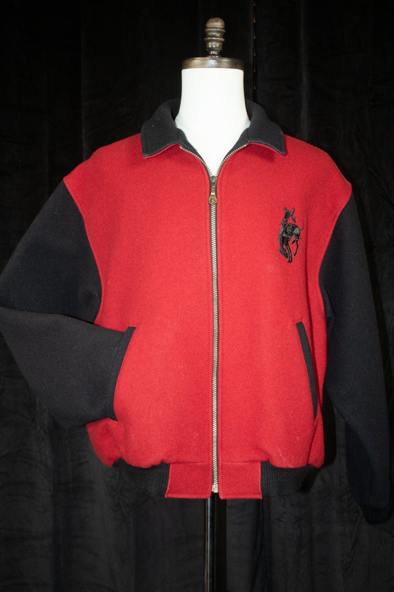 Pendleton Let er Buck Western Wear Wool Bomber Jacket Size XXL USA vintage