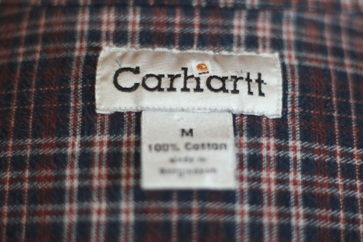 Carhartt Maroon Jacket – Flannel Lined for Extra Warmth