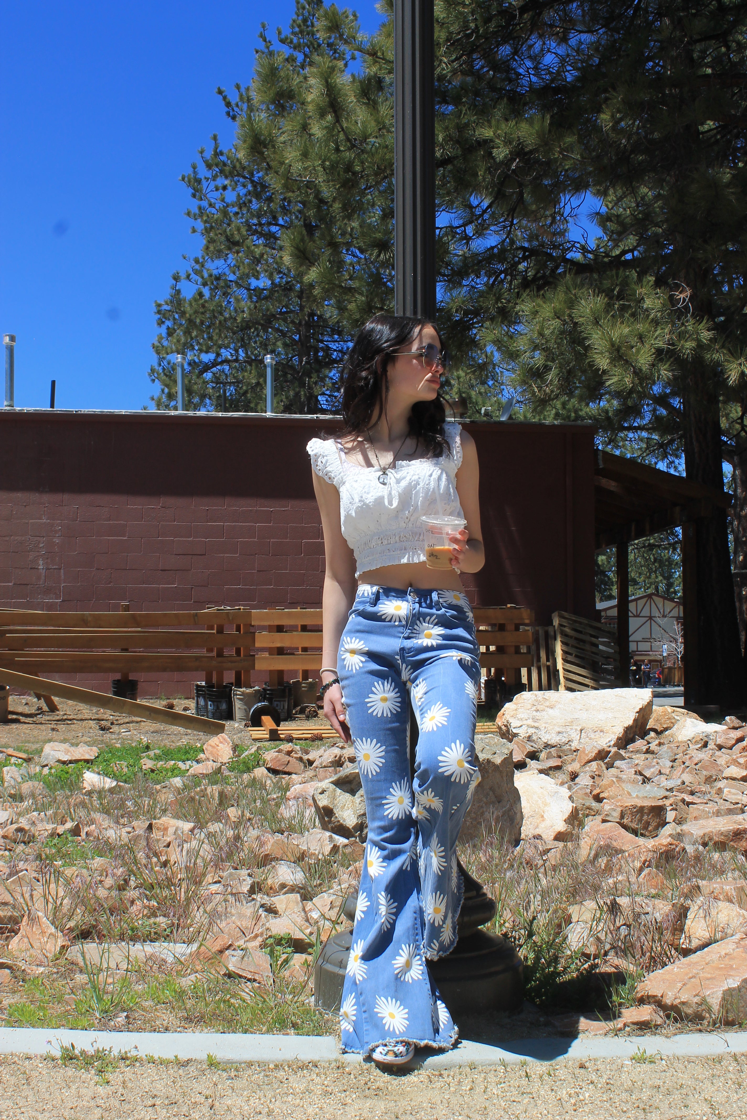 Altar'd State Daisy Bell Bottom Jeans