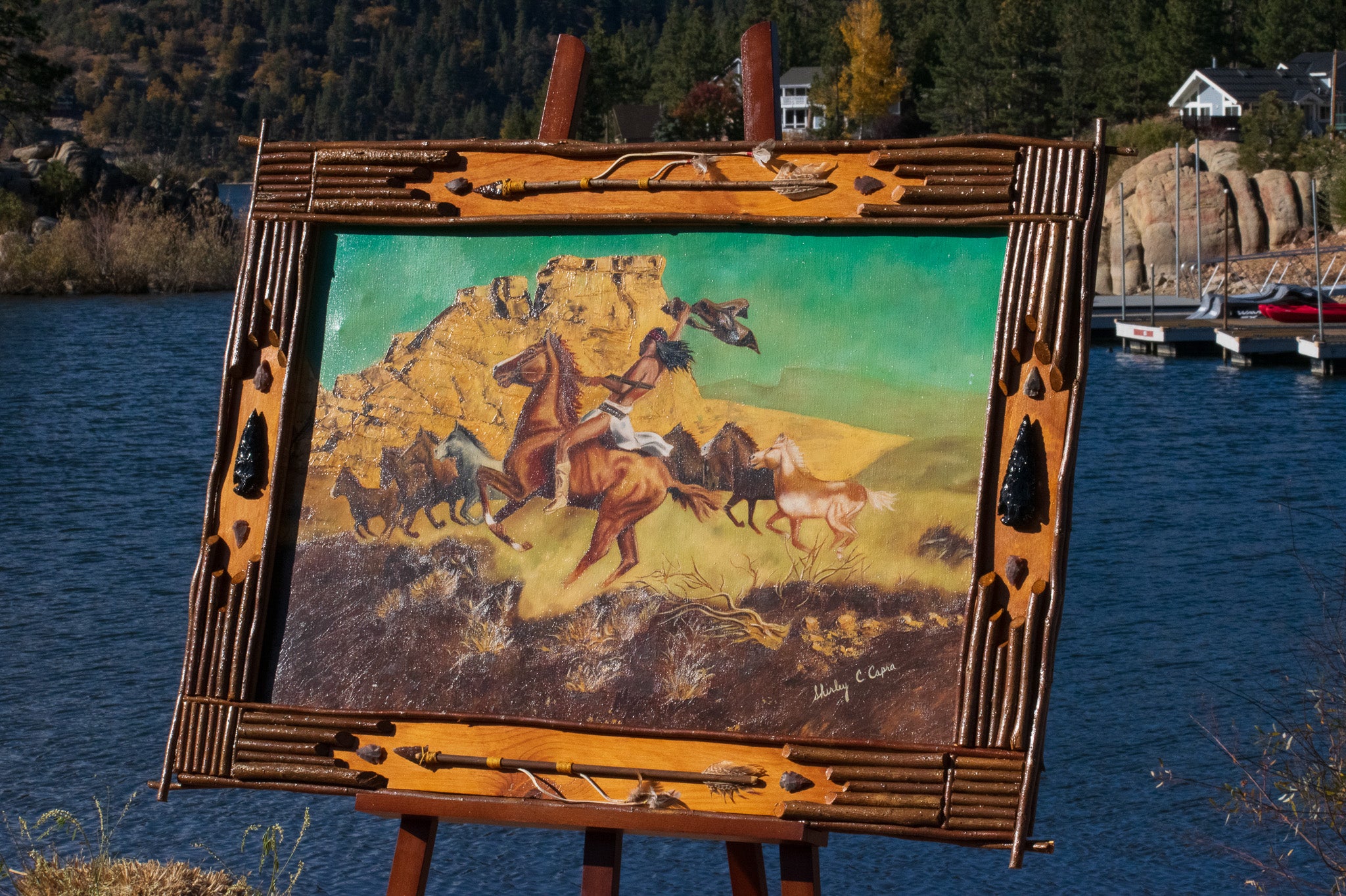 "Bareback War Indian" Created by Shirley C. Capra