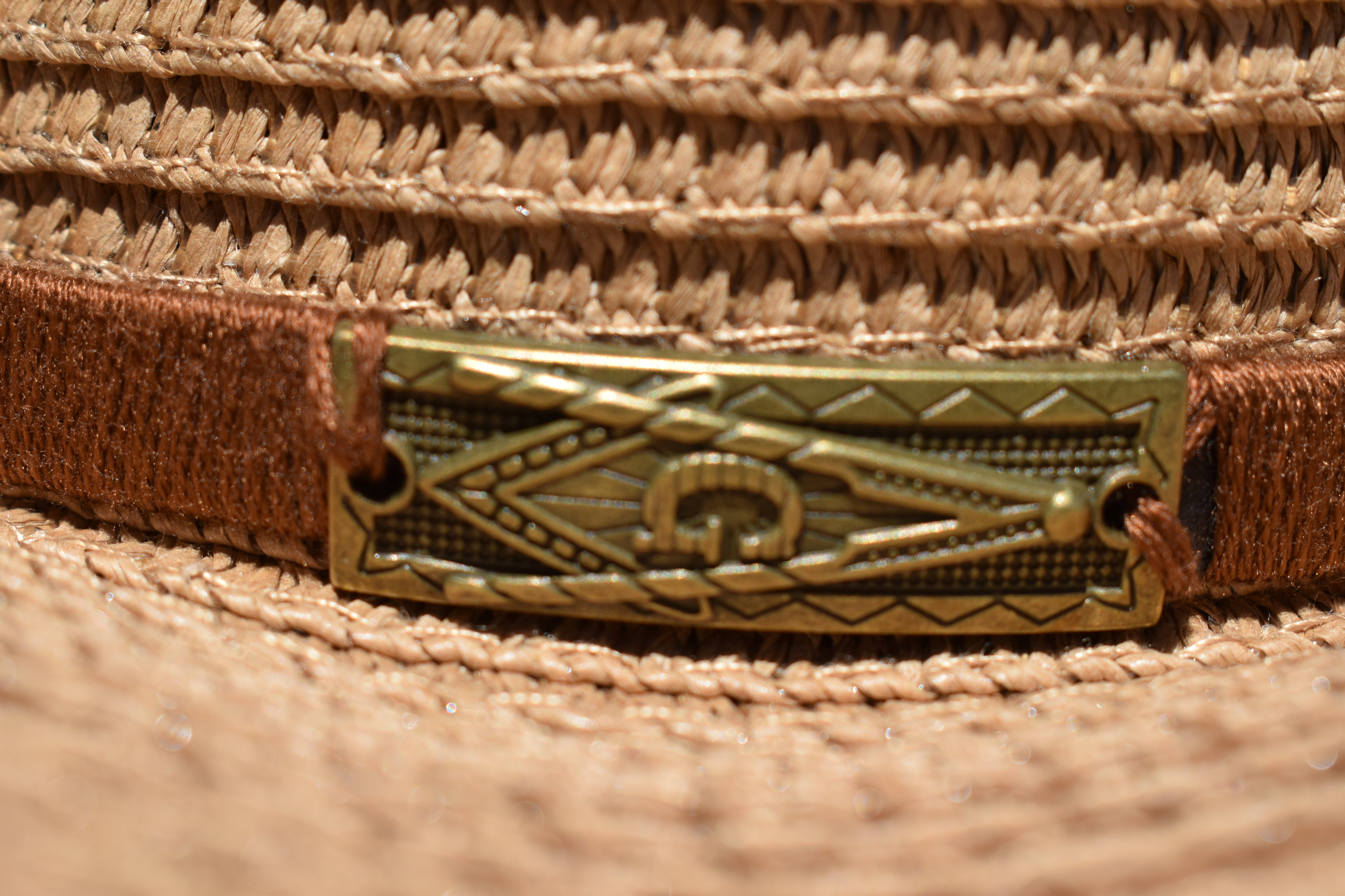 Western Woven 100% Recycled Paper Sun Hat With Strap