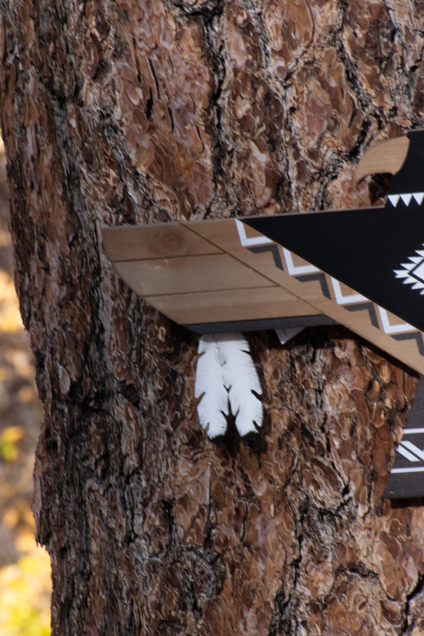 Lonestar Thunderbird Shaped Southwestern Wall Art