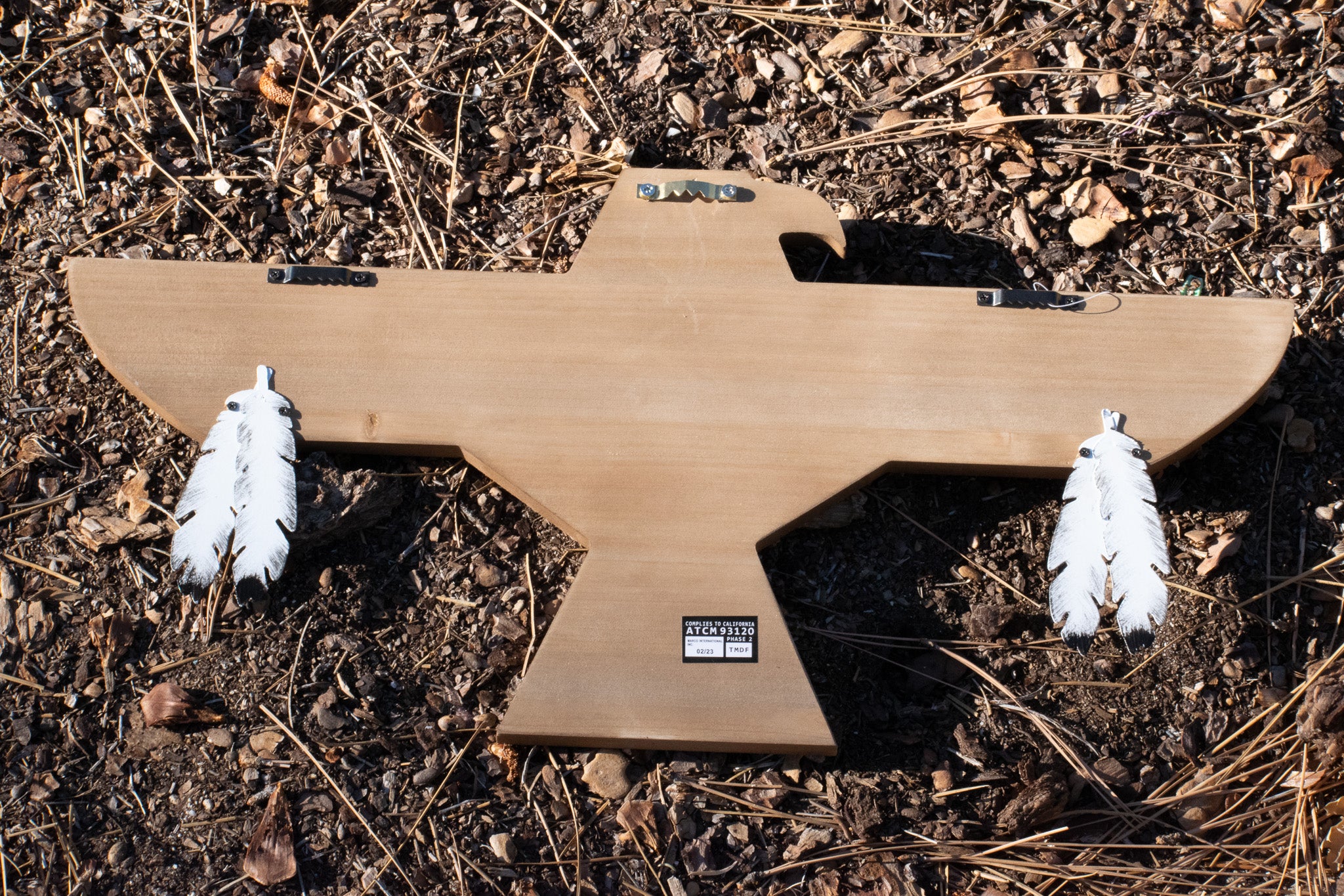 Lonestar Thunderbird Shaped Southwestern Wall Art