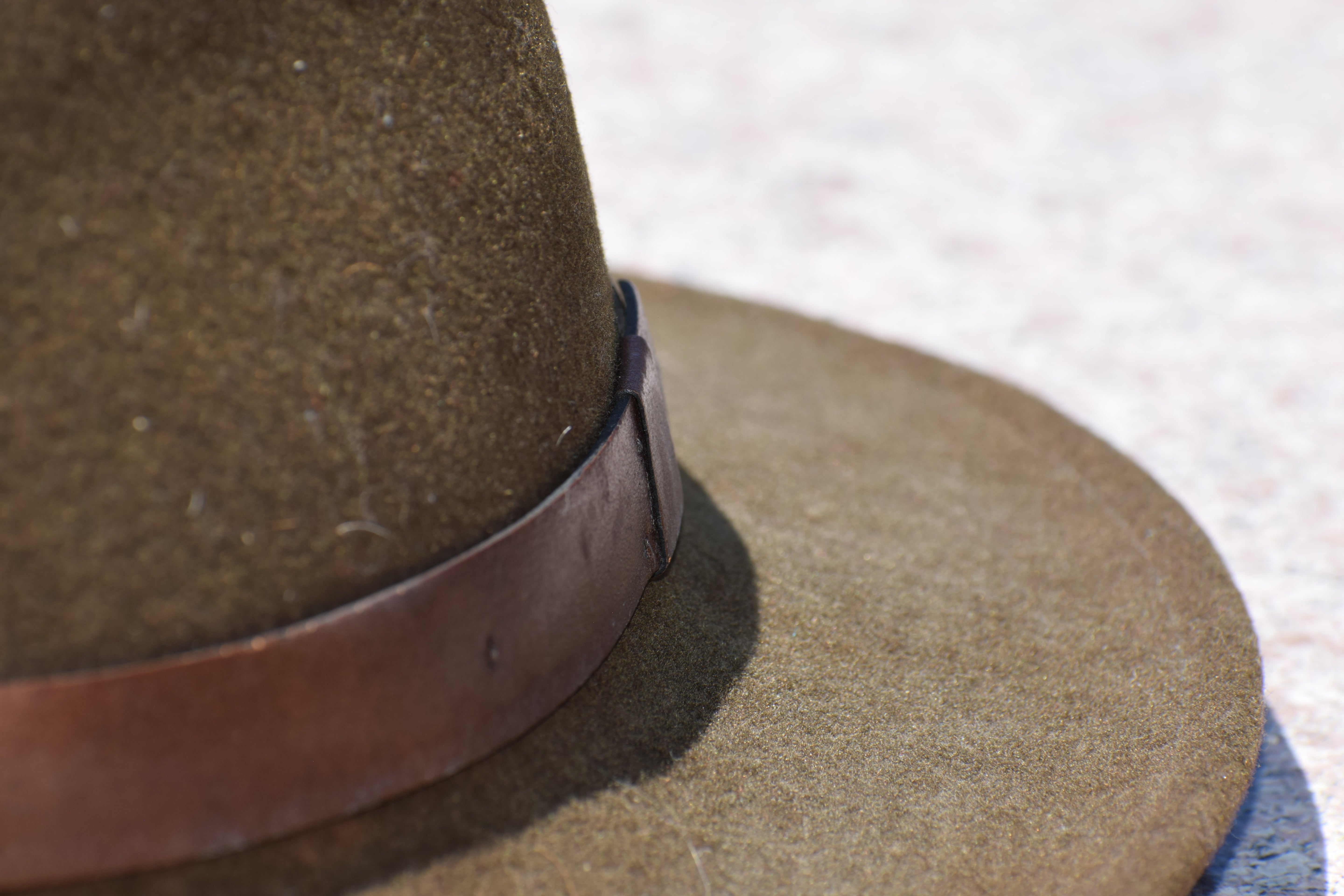 Pendleton Brown Wool Wide Brim Fedora Western Country