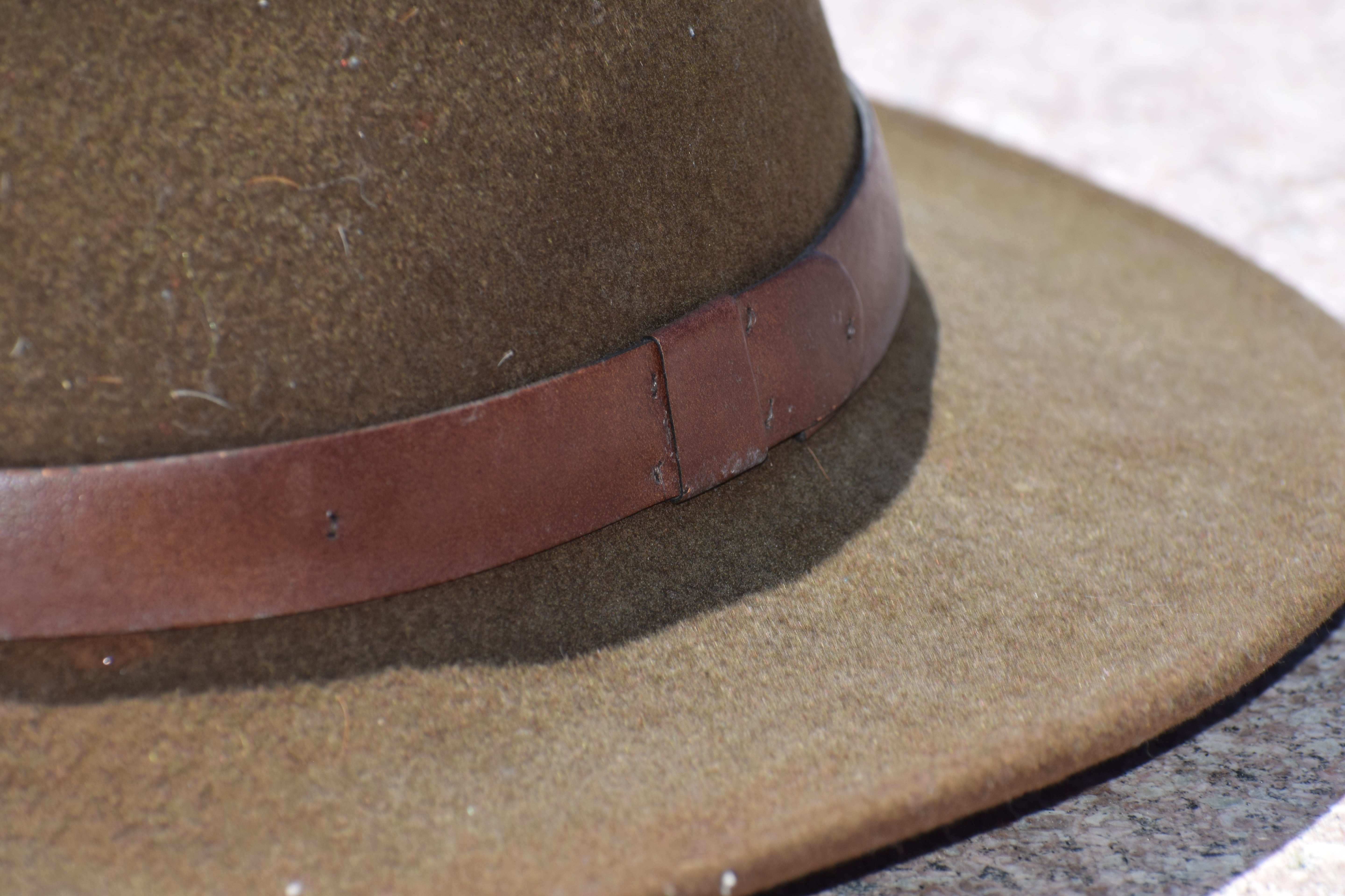 Pendleton Brown Wool Wide Brim Fedora Western Country