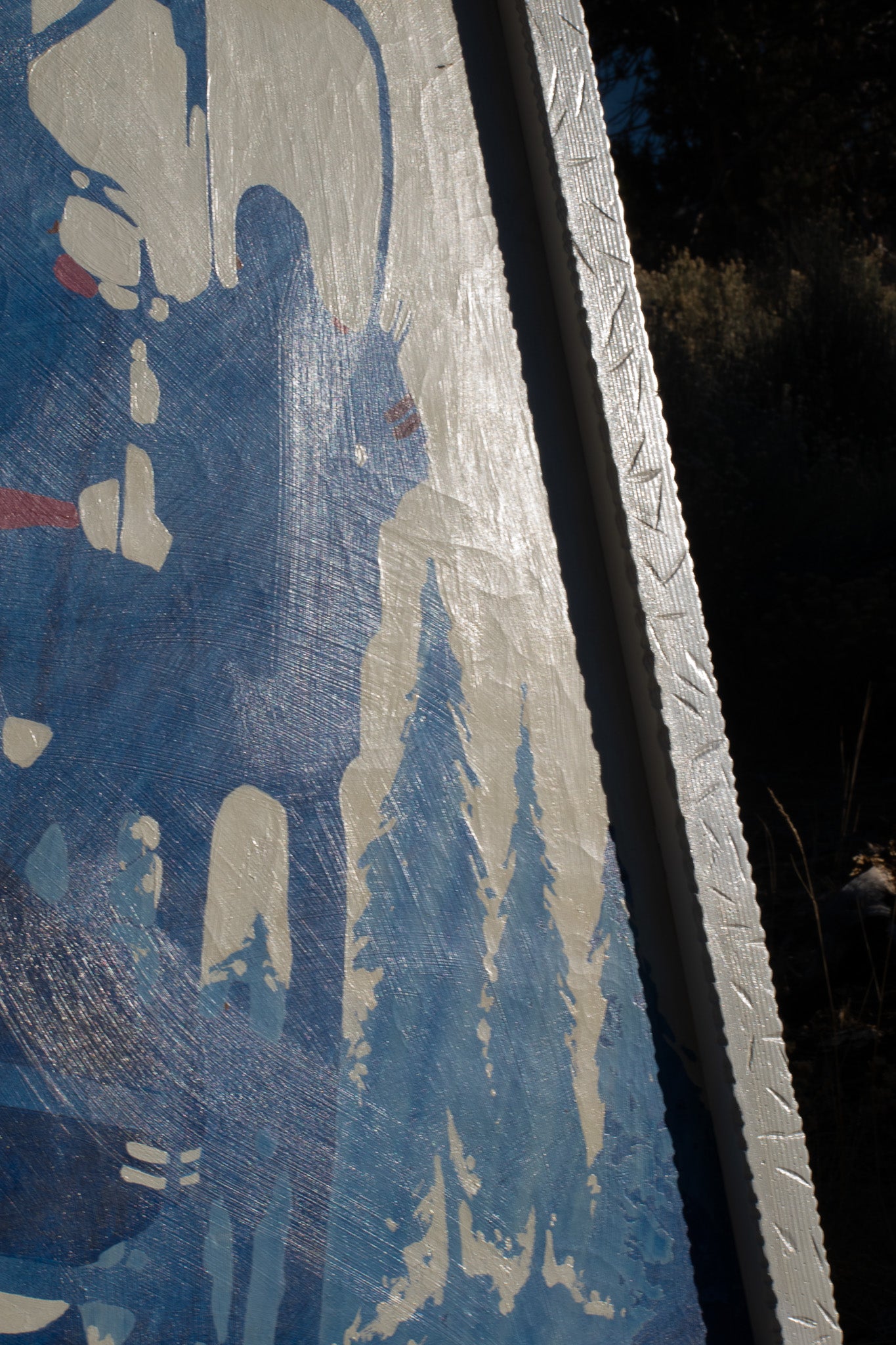 Bruce Roberts Ski Lift Abstract Extra Large Artwork