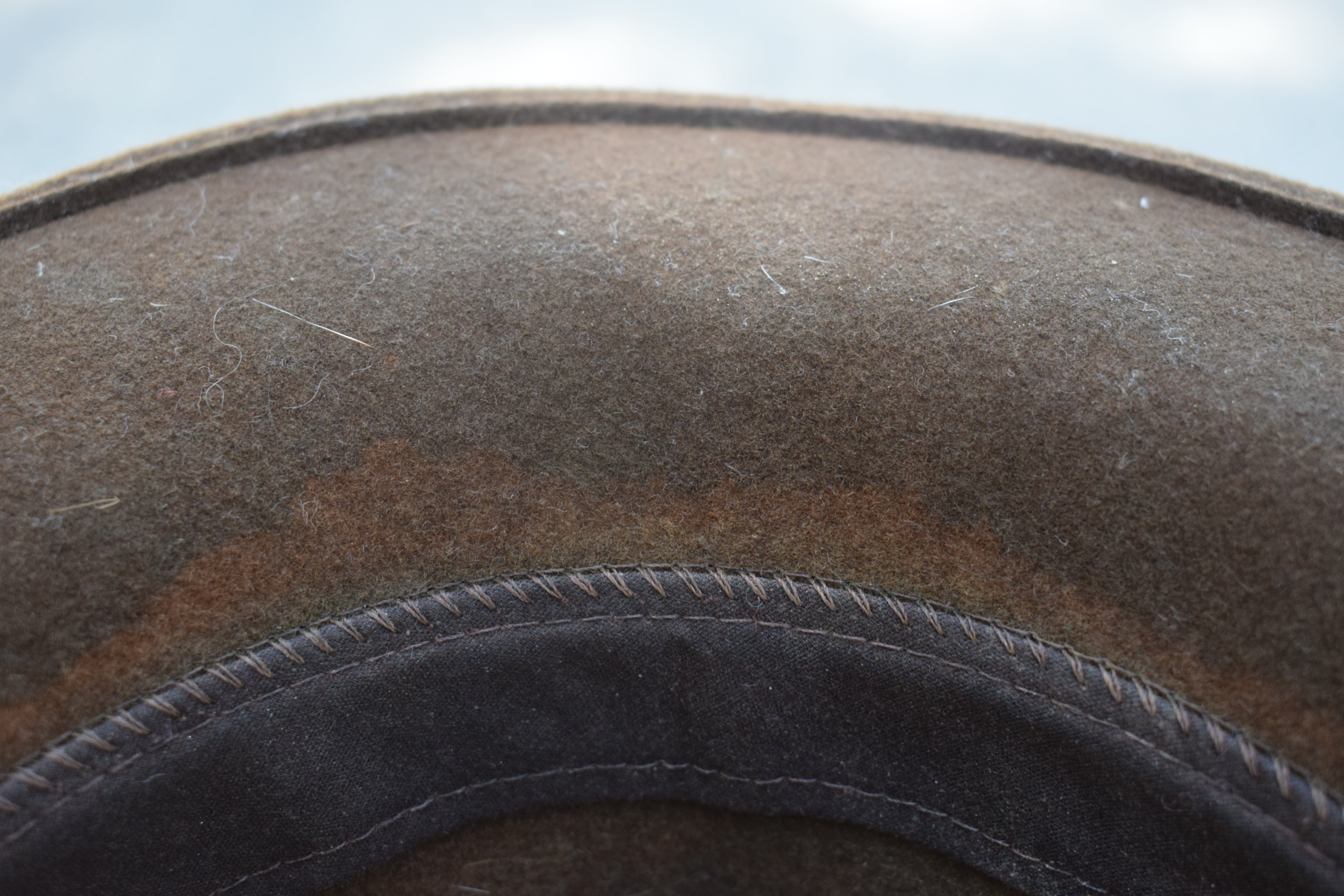 Pendleton Brown Wool Wide Brim Fedora Western Country