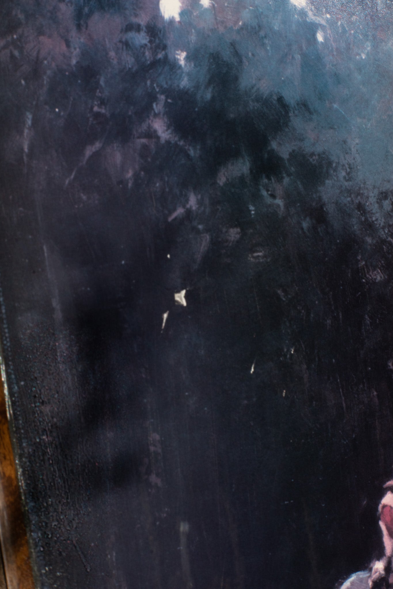 Cowboys Resting with Horses at the River by Artist Richard D. Thomas