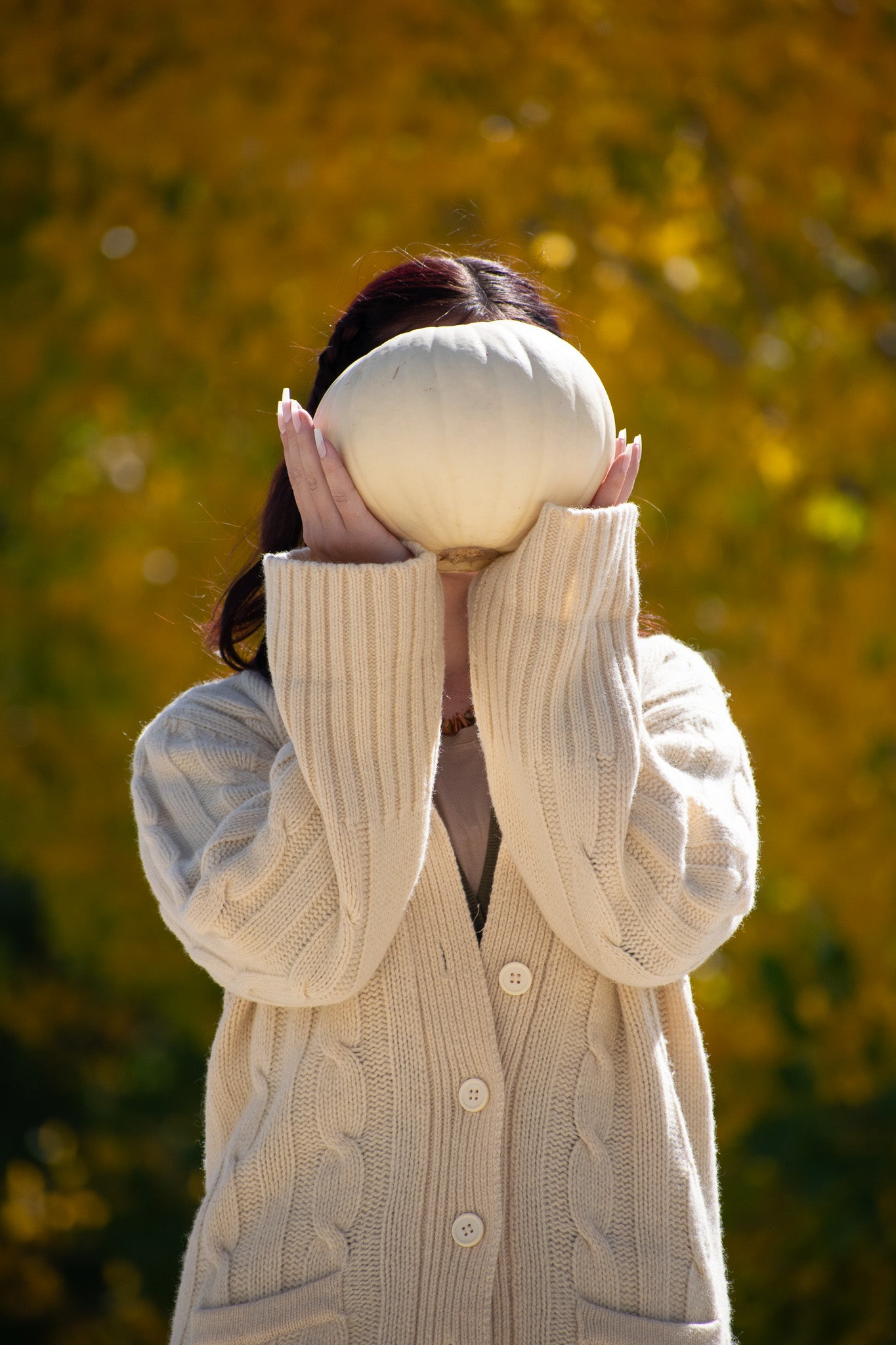 Evans-Picone Off-White Button-up Wool Cardigan Size M with front pockets