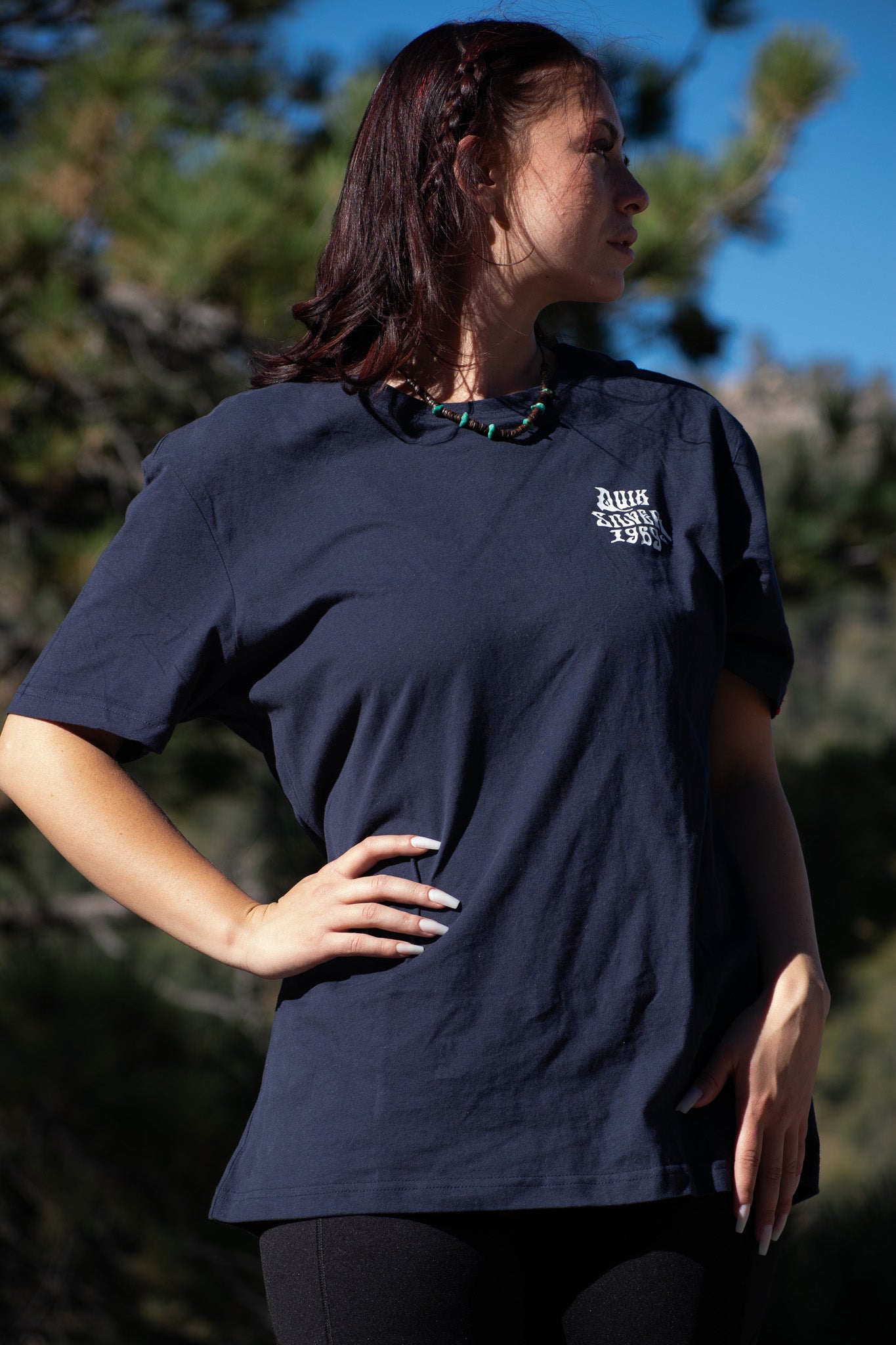 QUIKSILVER Rock Mode Graphic Tee Color:Navy