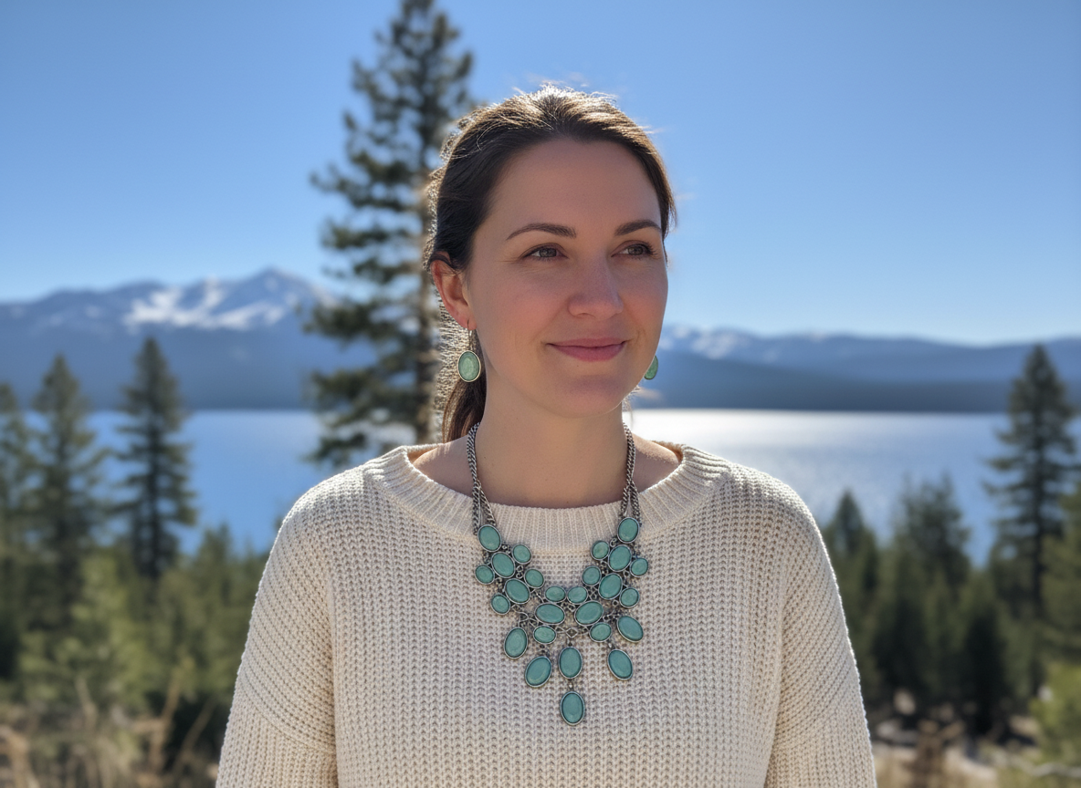 Serene Gleam style Paparazzi Accessory Necklace And Earing Set