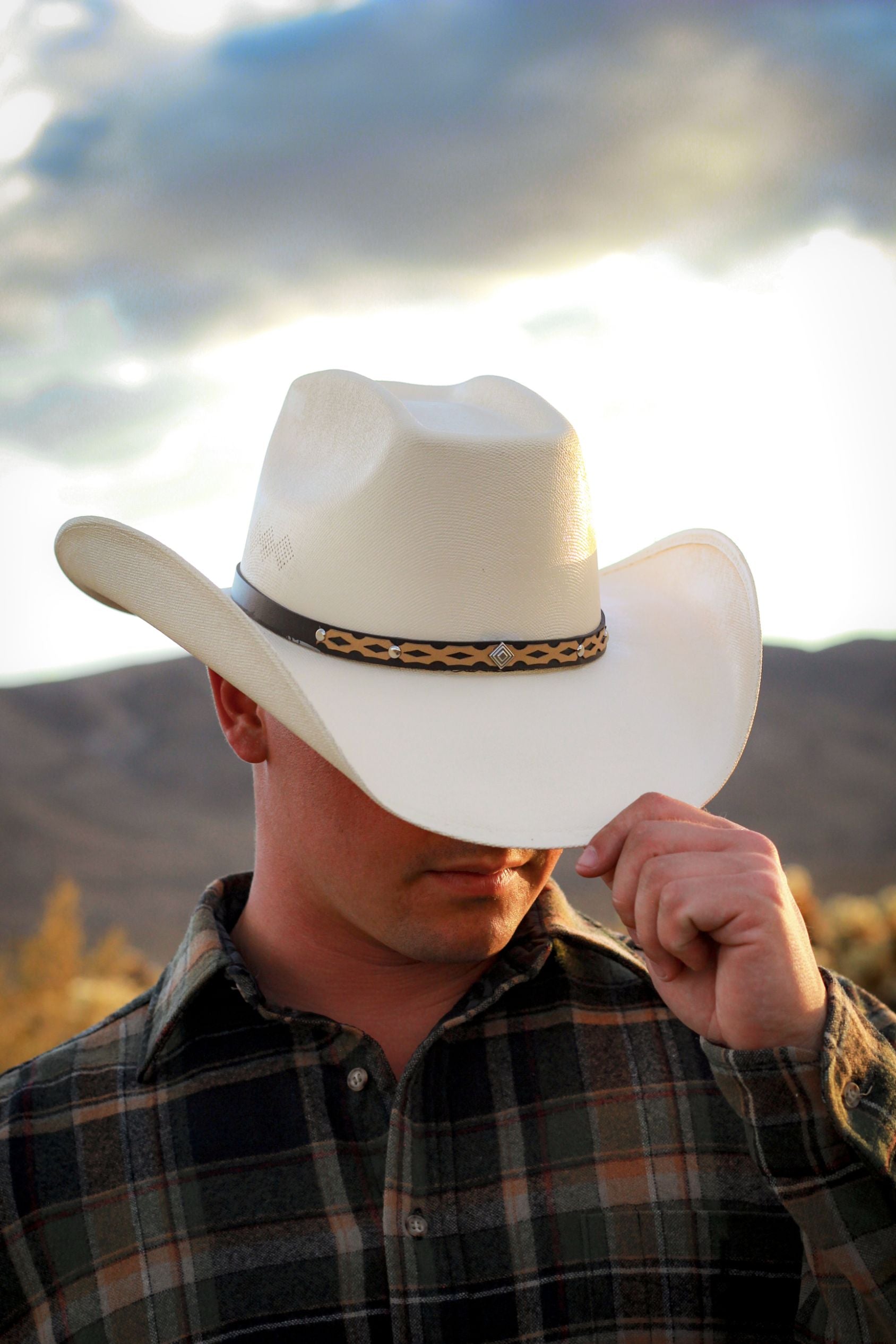 Off-White Cowboy Hat Made in Mexico