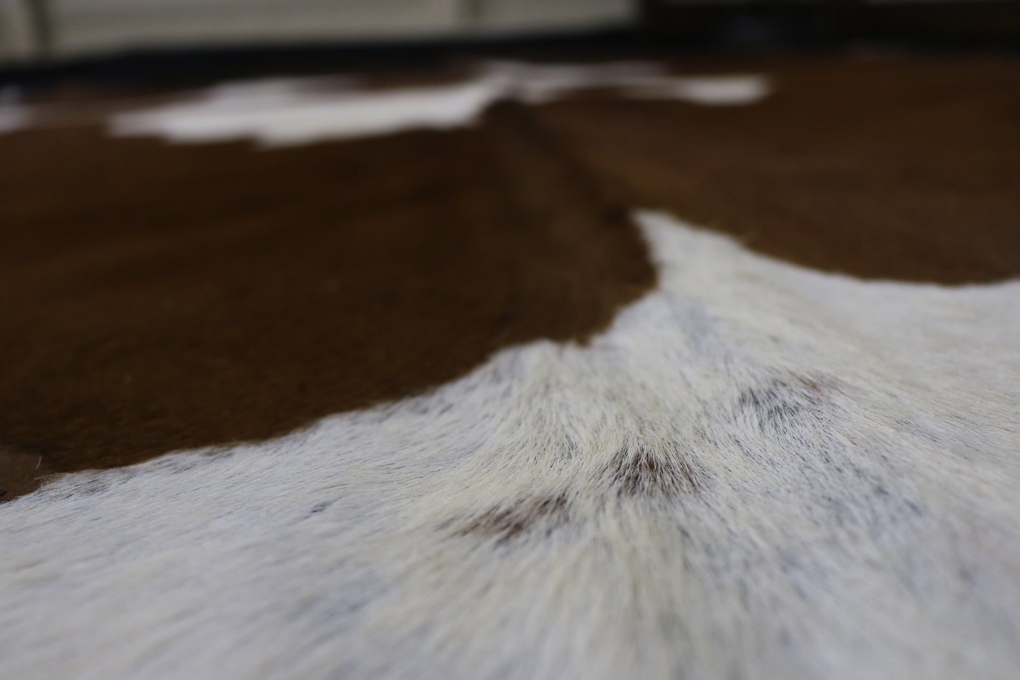 Fabulous Brown and White Cowhide Handcrafted in Brazil