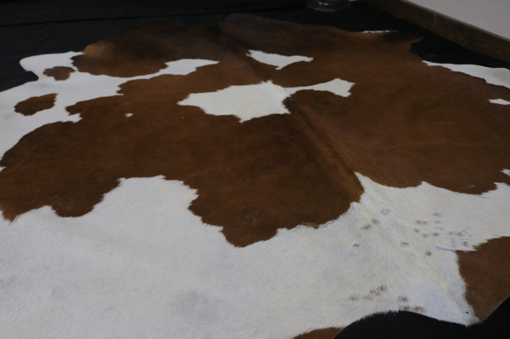 Fabulous Brown and White Cowhide Handcrafted in Brazil