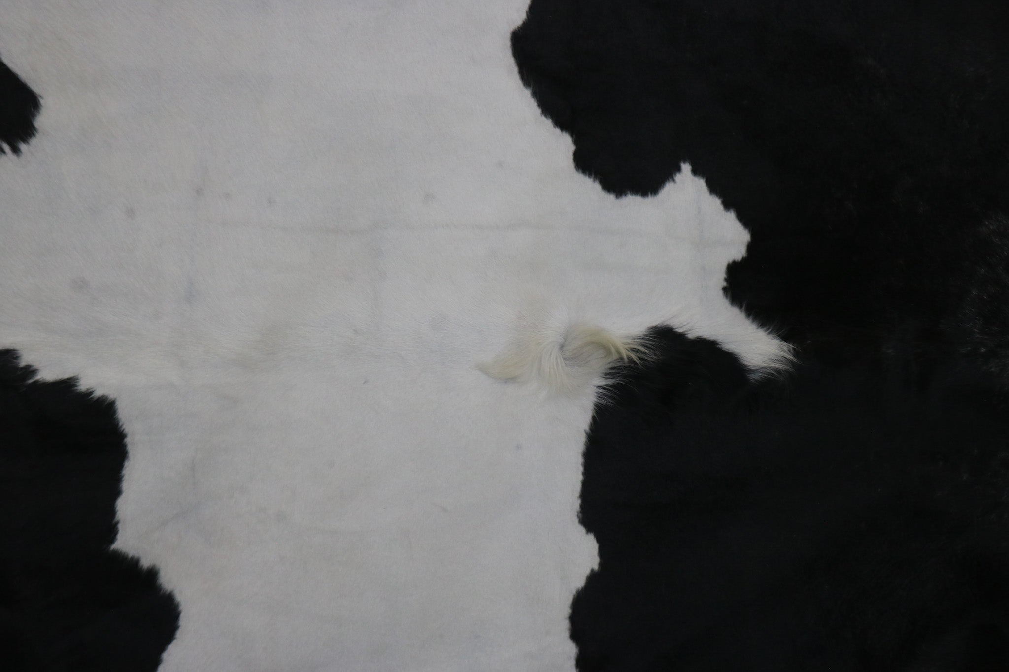 Stunning Black and White Cowhide Handmade in Brazil