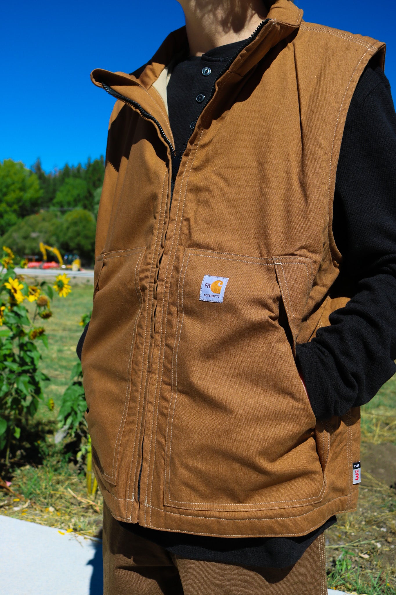 Carhartt Men's Flame-Resistant Quick Duck Vest