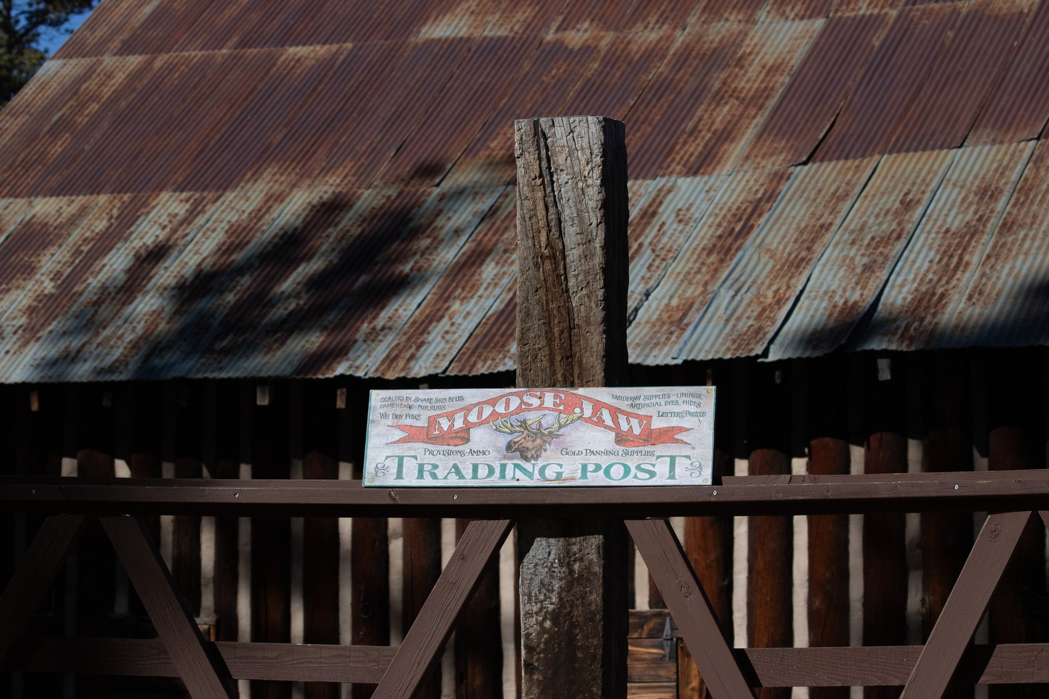 "Moose Jaw Trading Post" Decorative Sign