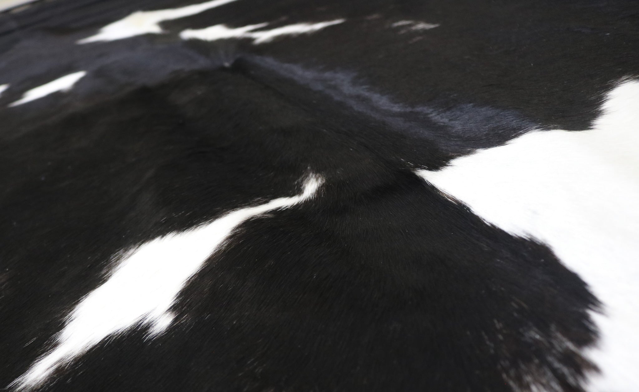 Stylish Black and White Cowhide Handcrafted in Brazil
