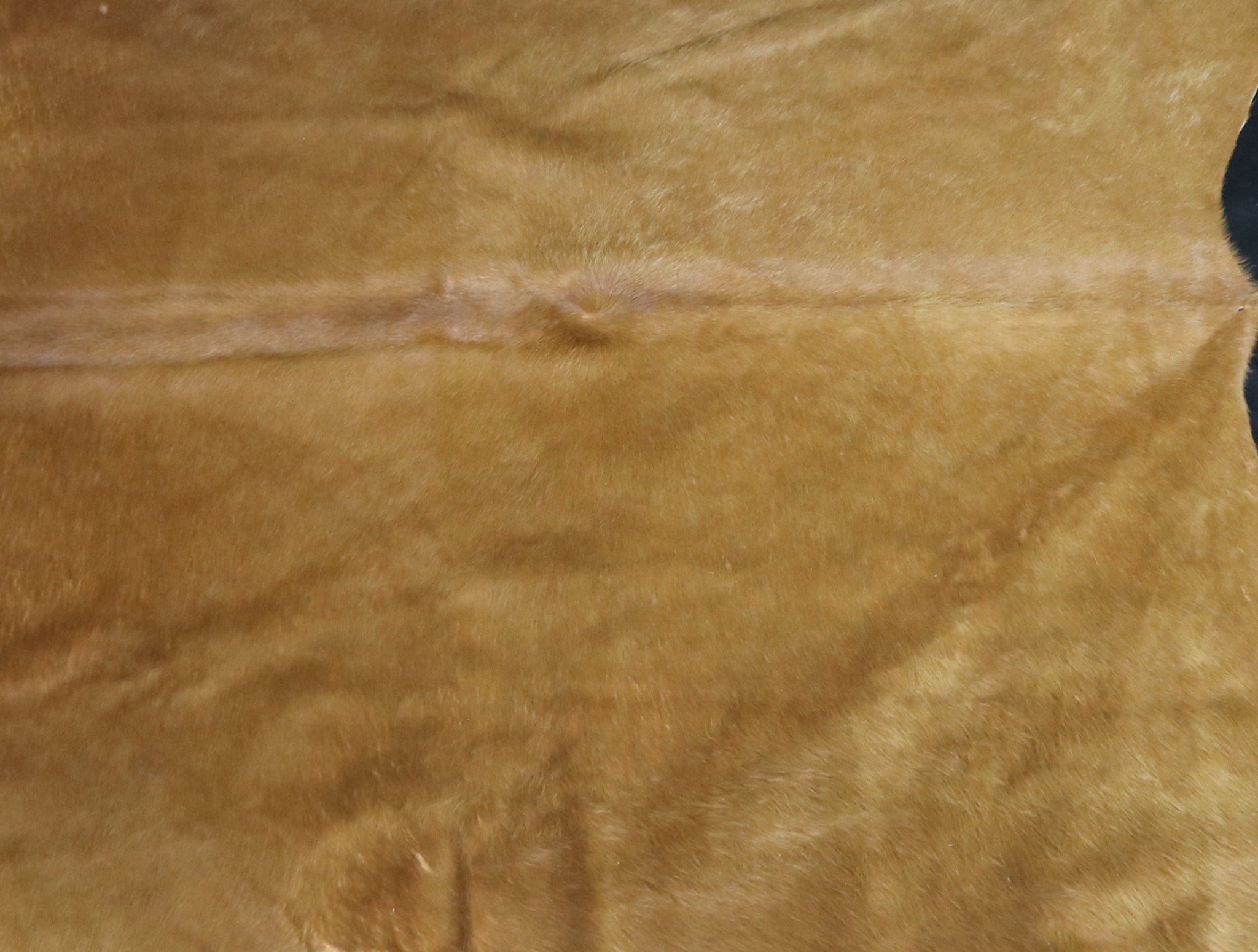 Vibrant Cinnamon Cowhide Handcrafted in Brazil