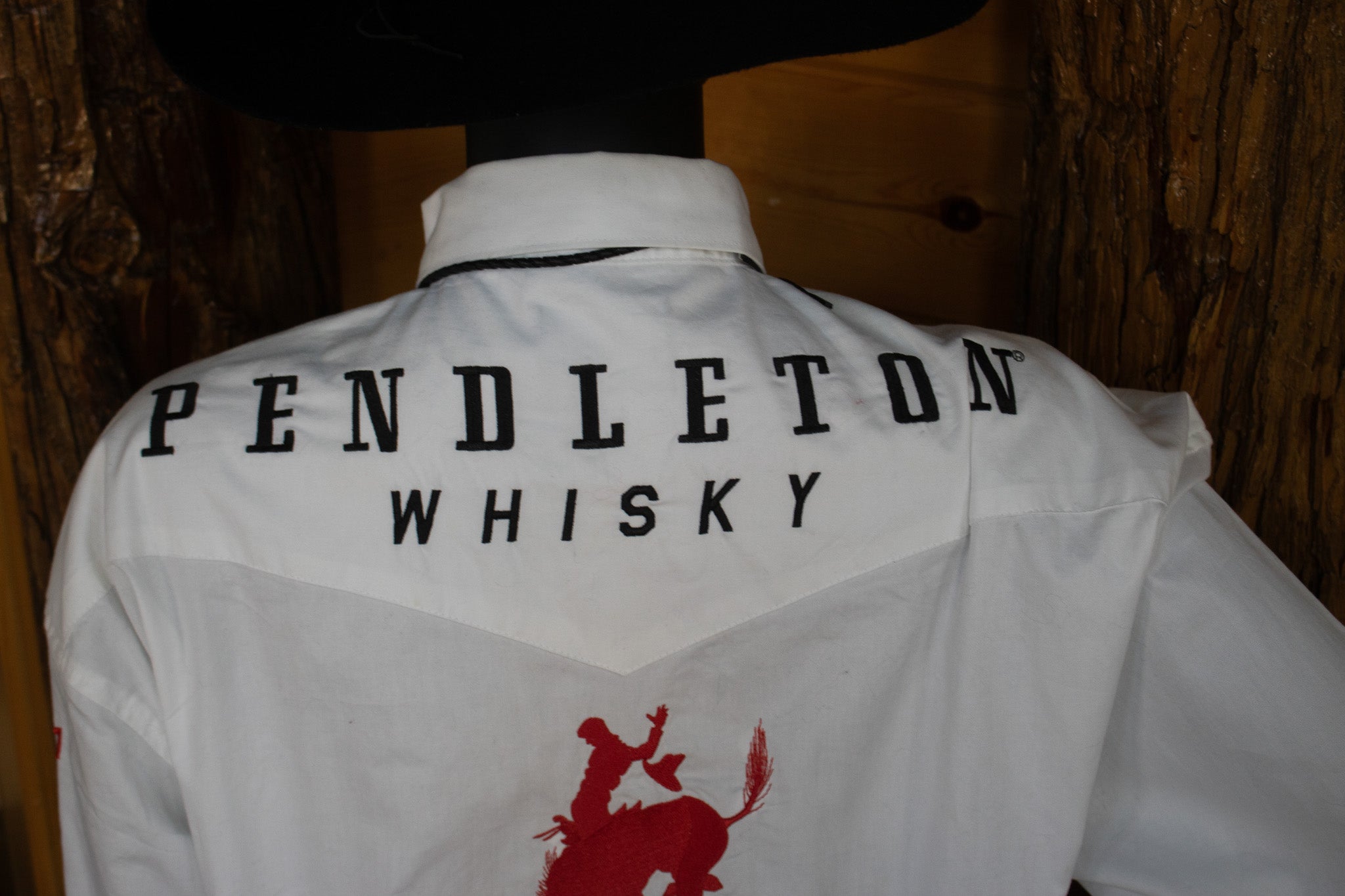 Wrangler Pendleton Whisky Cowboy Rodeo Button Down Long Sleeve Shirt Size L