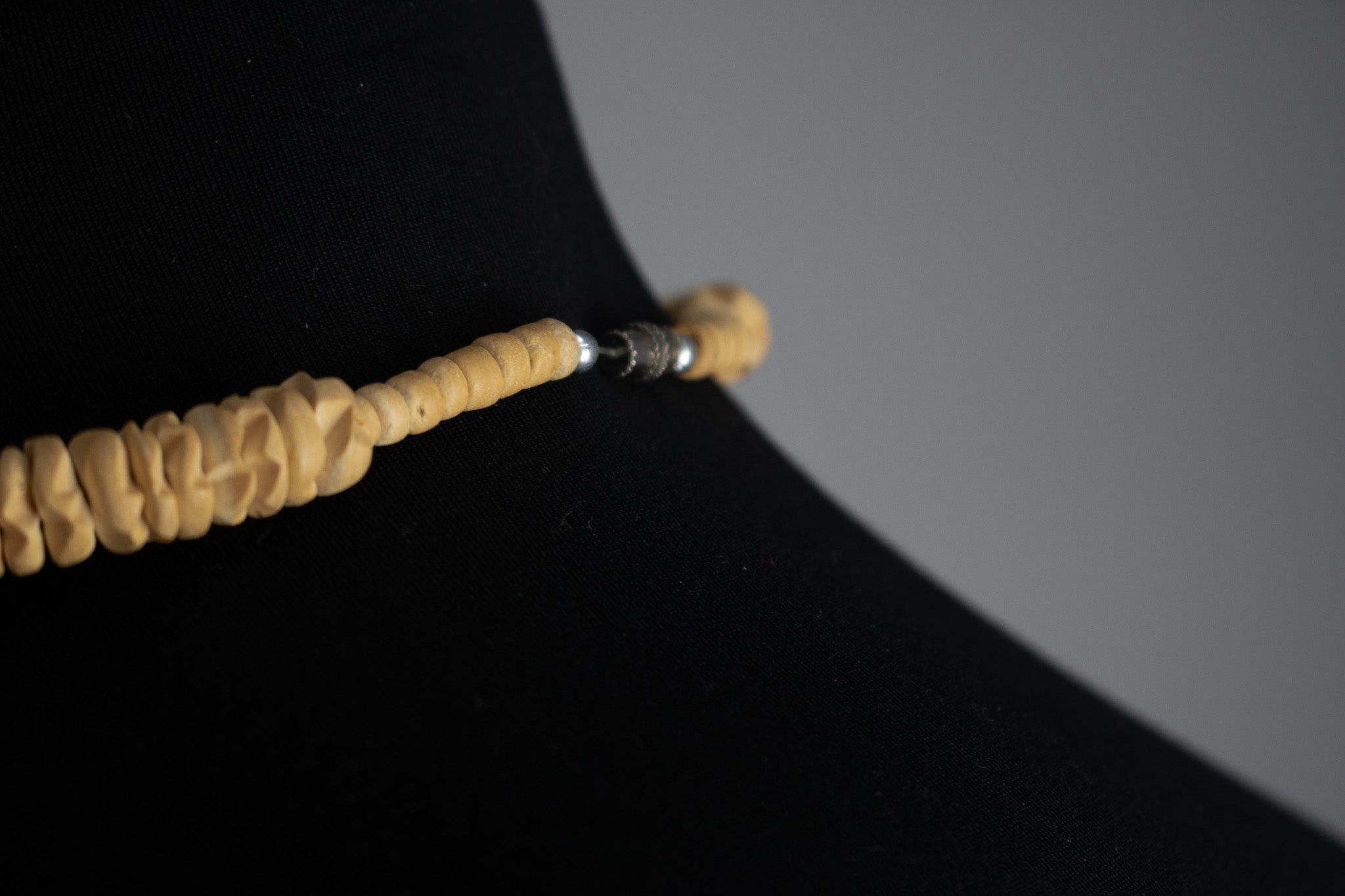 Unique Wooded Beaded Necklace