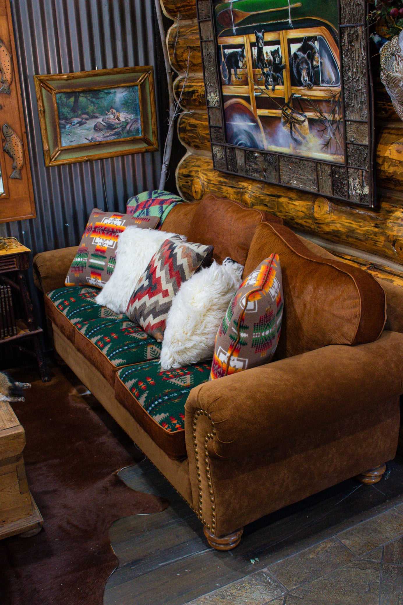 Stunning Couch with Interchangeable Cushion Designs